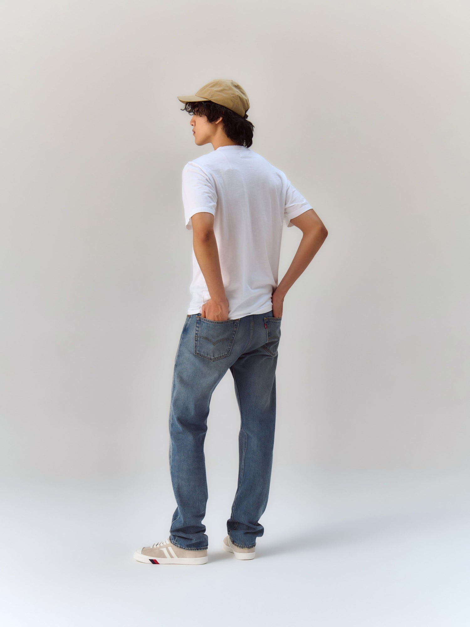 Court Ace in suede grigio cenere