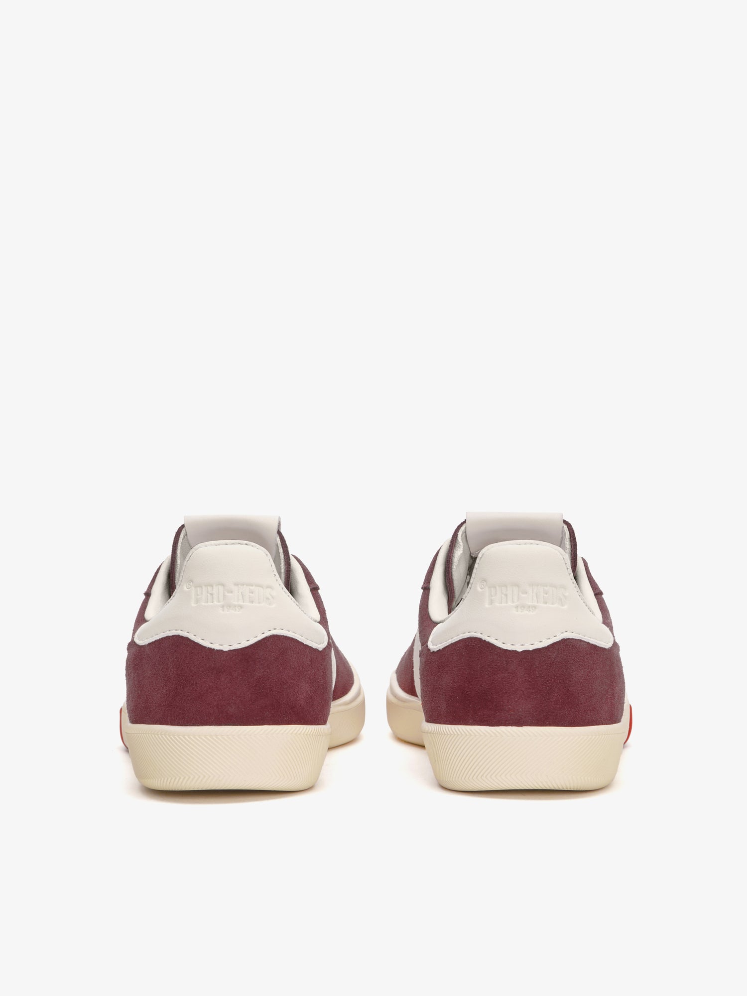 Court Ace in Suede Bordeaux e Crema
