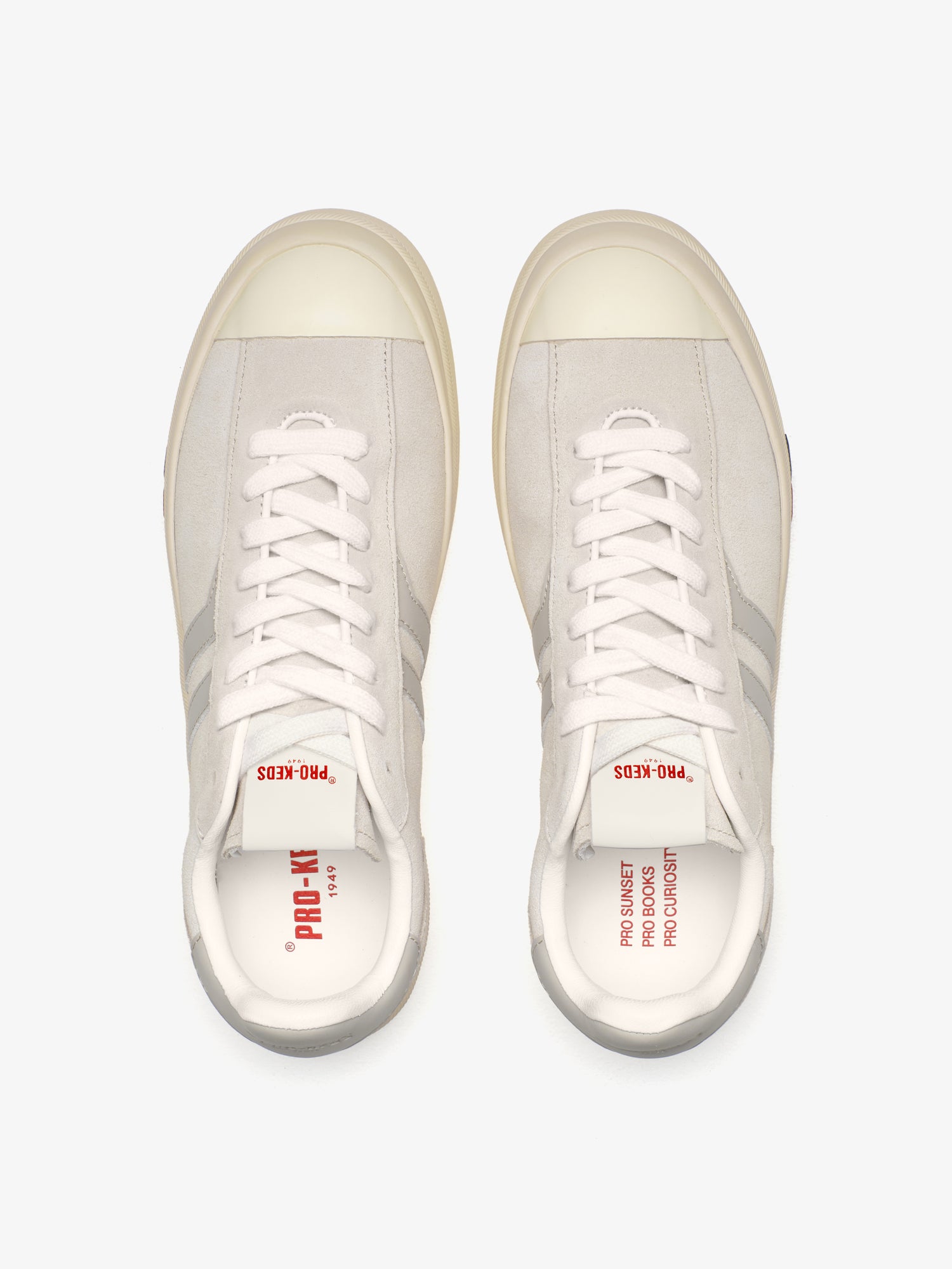 Pro-Keds Court Ace da donna in suede color grigio chiaro