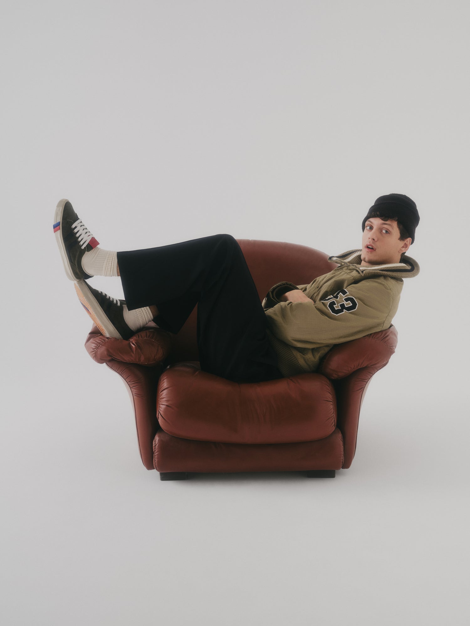 II Orbit in suede salvia e nero