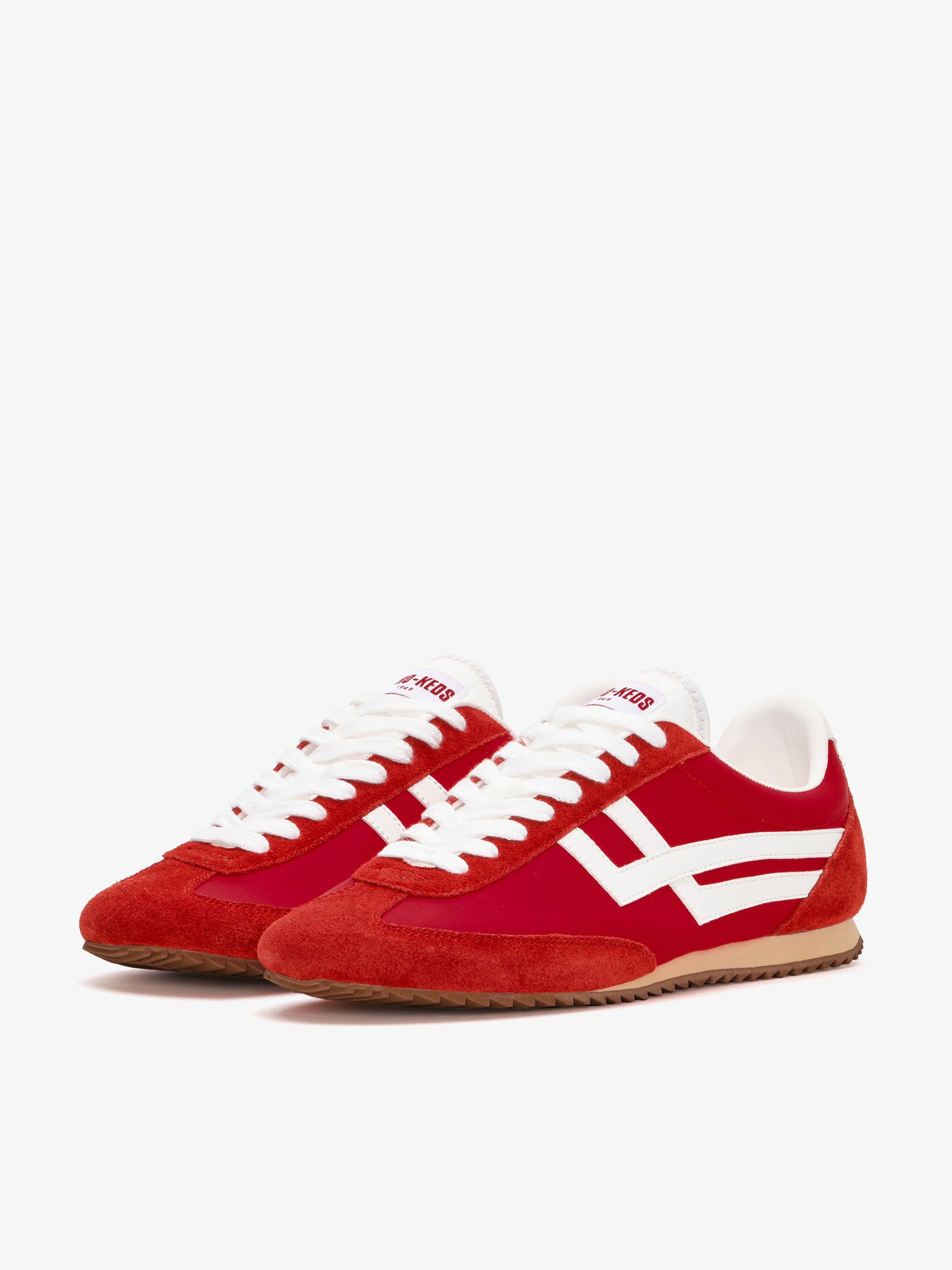 Racer 77 in red and white nylon