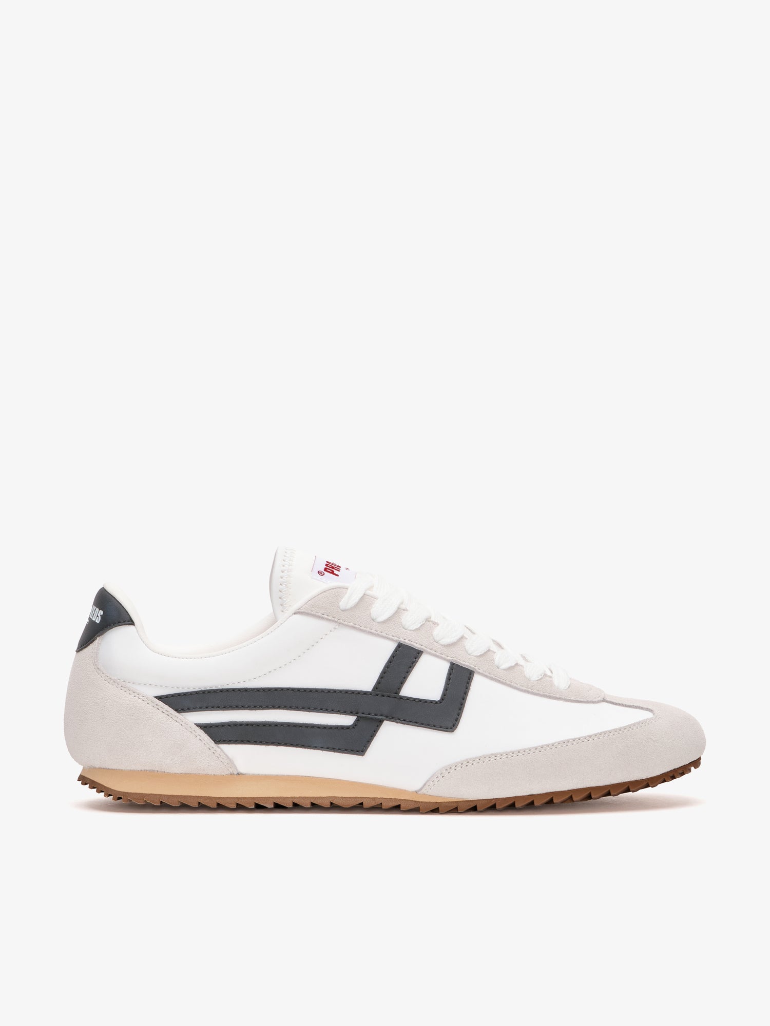 Racer 77 in black and white nylon