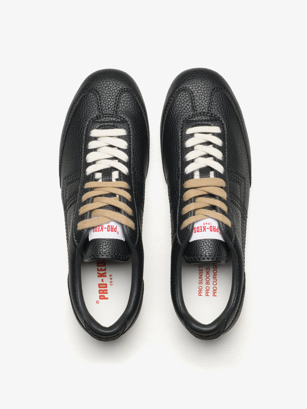 Paio di sneakers Pro-Keds Racer 77 da uomo in pelle nera limited edition