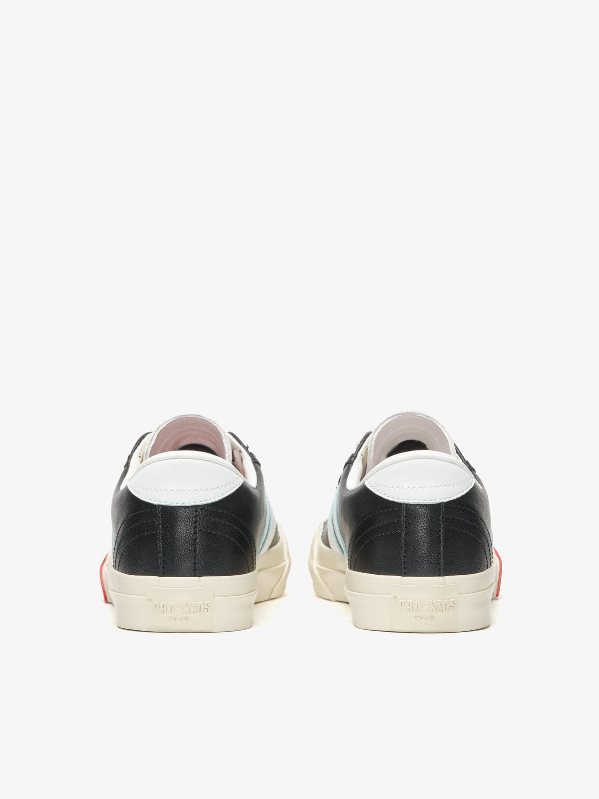 Retro scarpa Royal Classic di Pro-Keds da uomo in pelle nero e bianco
