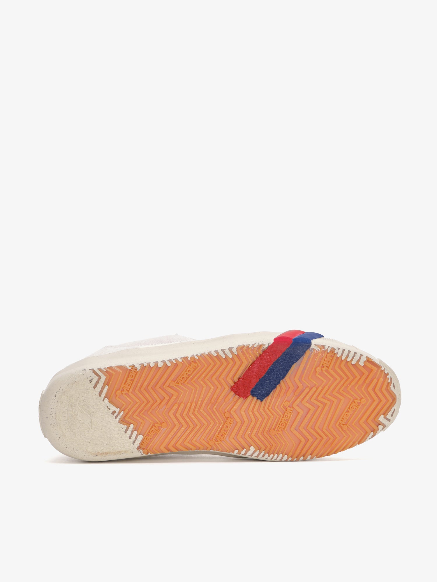 II Orbit Lo in Suede Bianca e Avorio