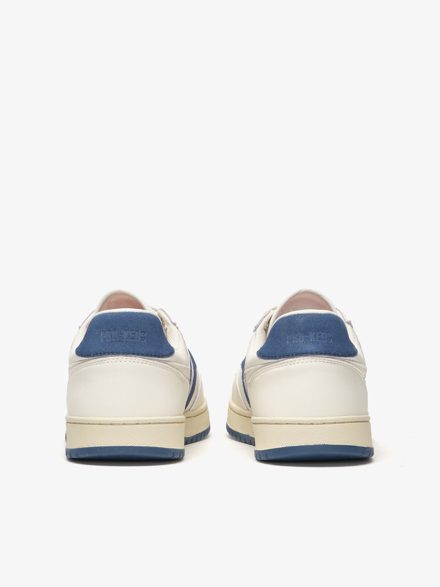 Retro sneaker Pro-Keds Sky in pelle crema e blu
