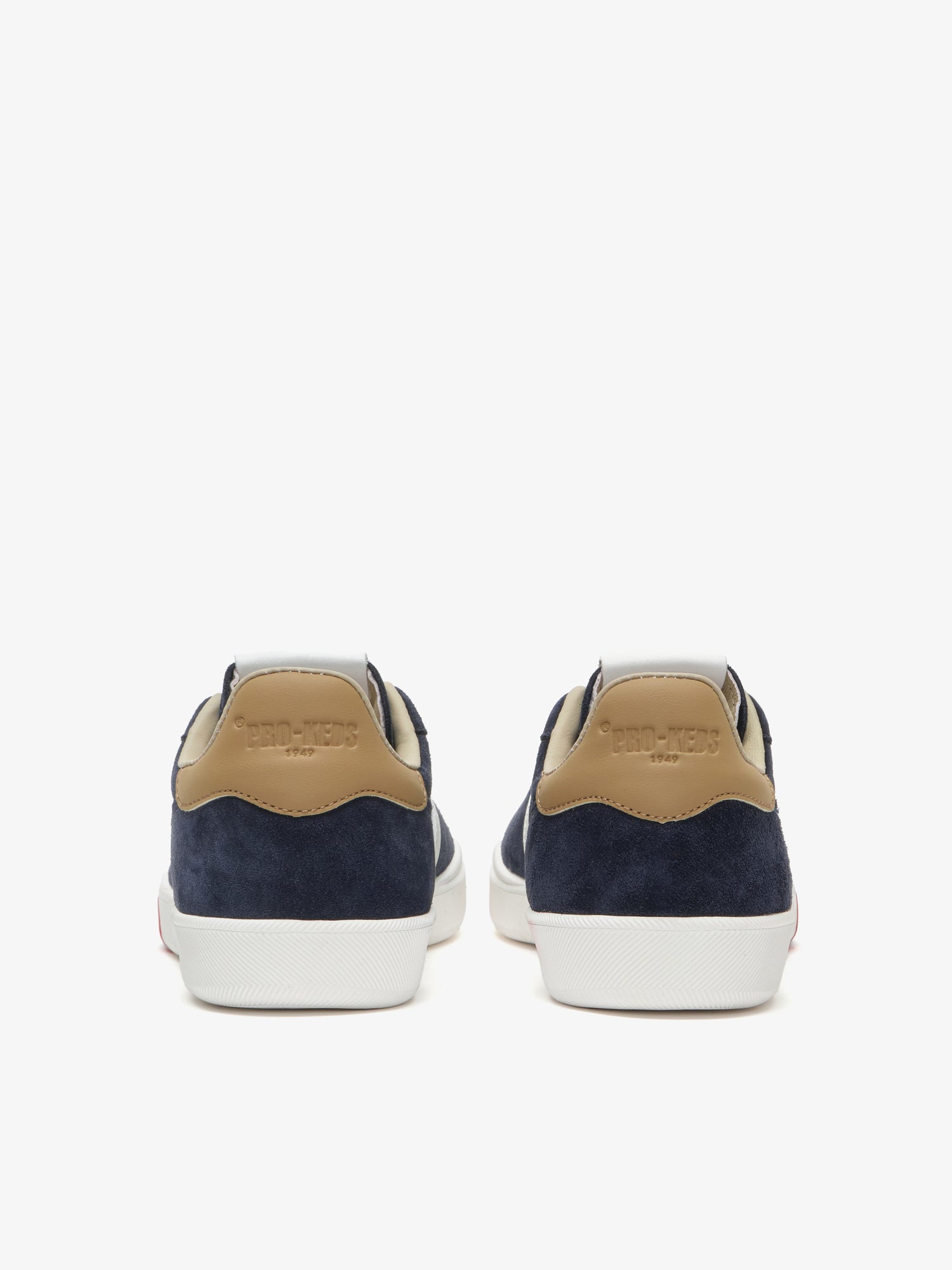 Court Ace in suede blu indaco