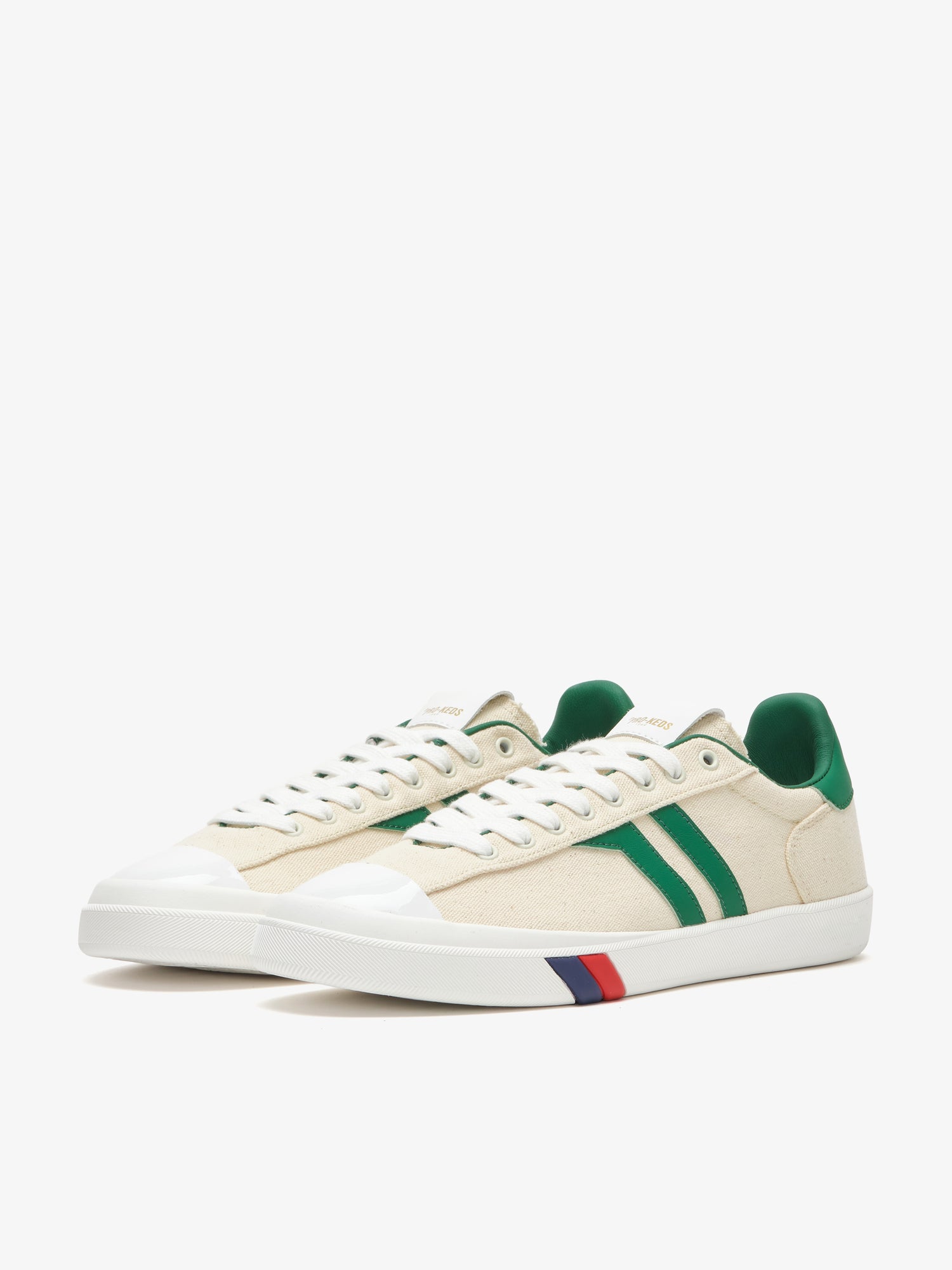 Court Ace in canvas sabbia