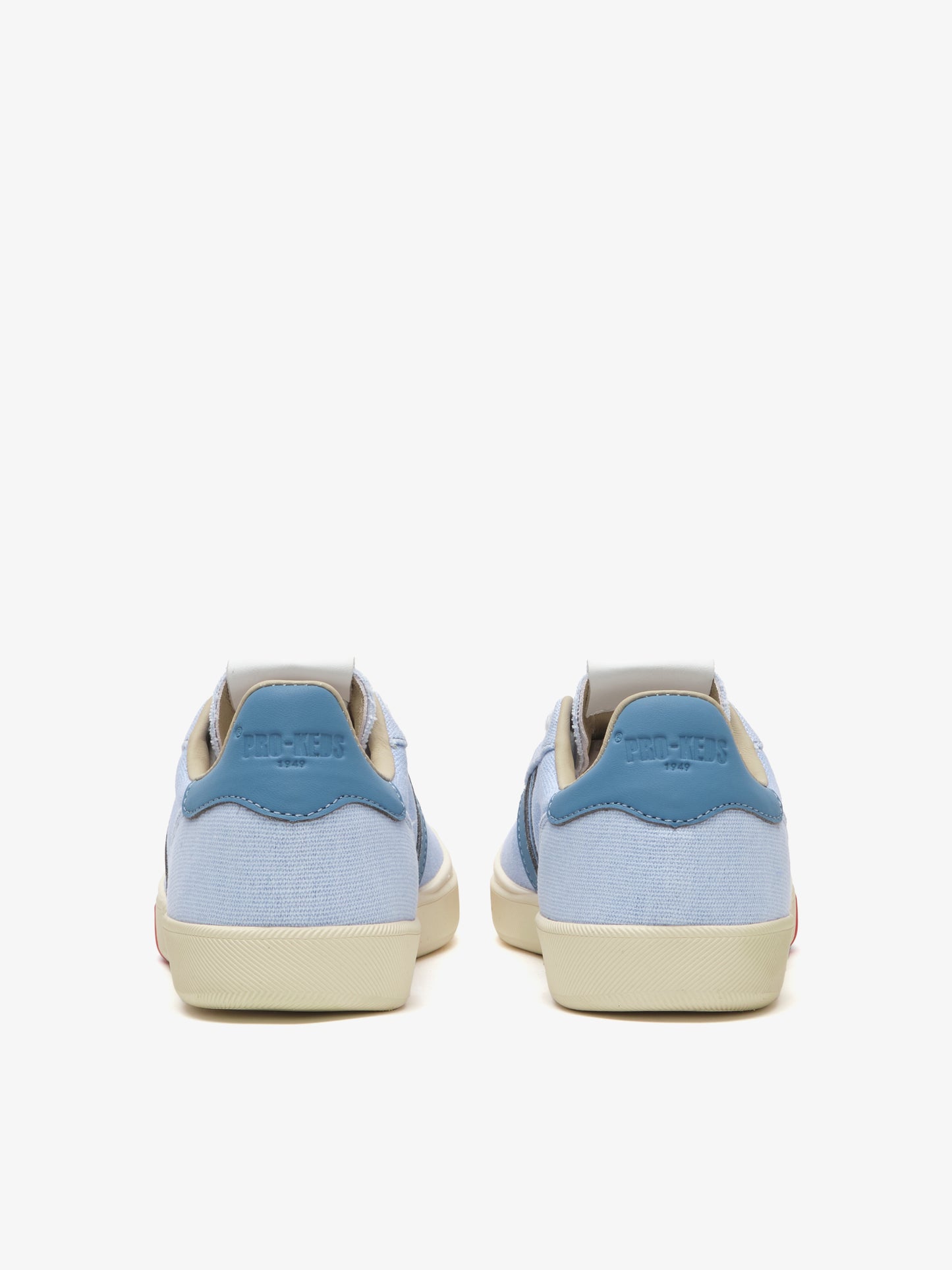 Court Ace in canvas azzurro celestiale
