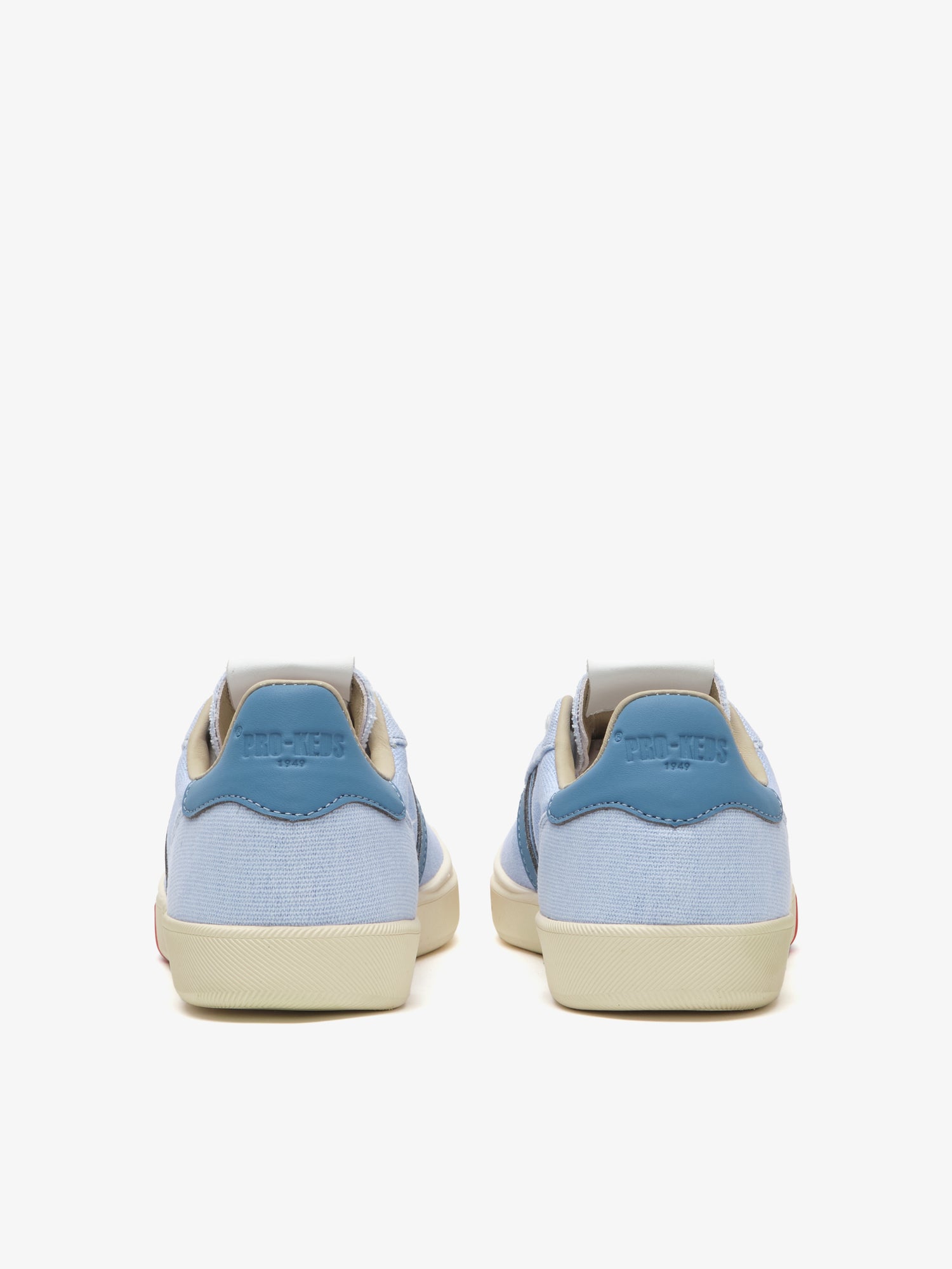 Court Ace in canvas azzurro celestiale