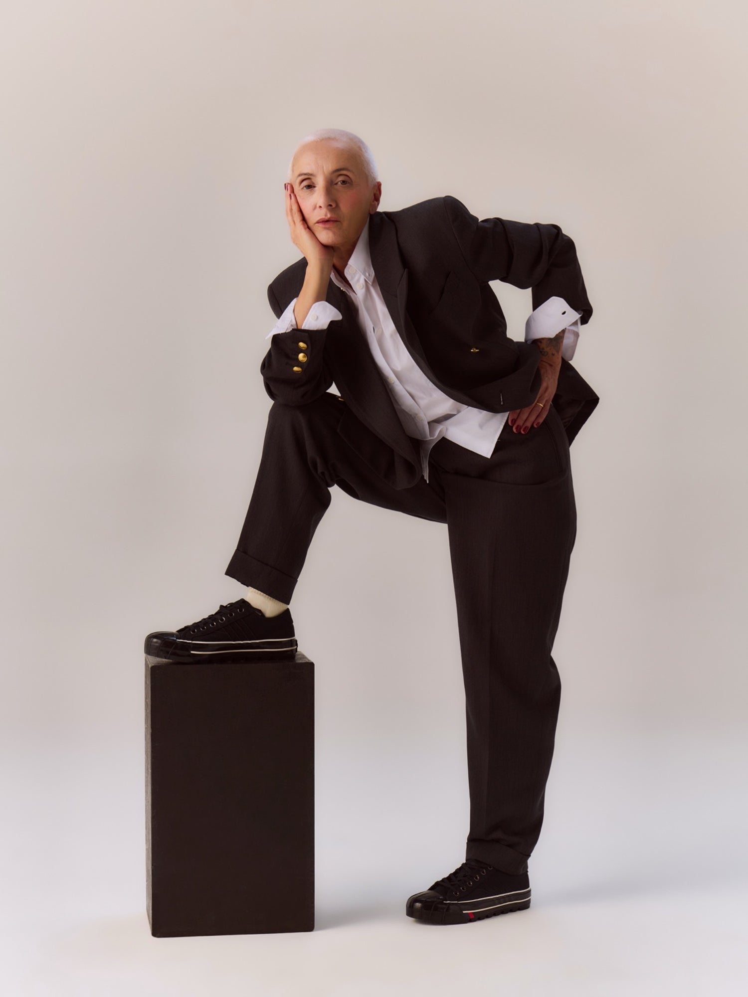 Intrepid in canvas onice nero