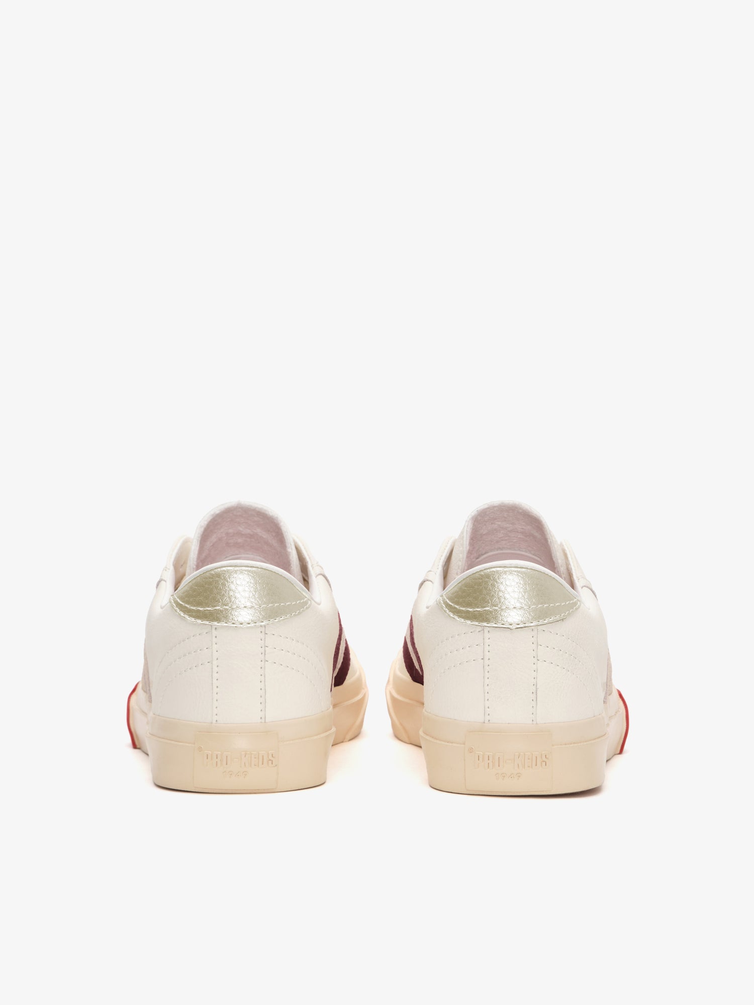 Royal Classic in Pelle Crema e Rosso platino