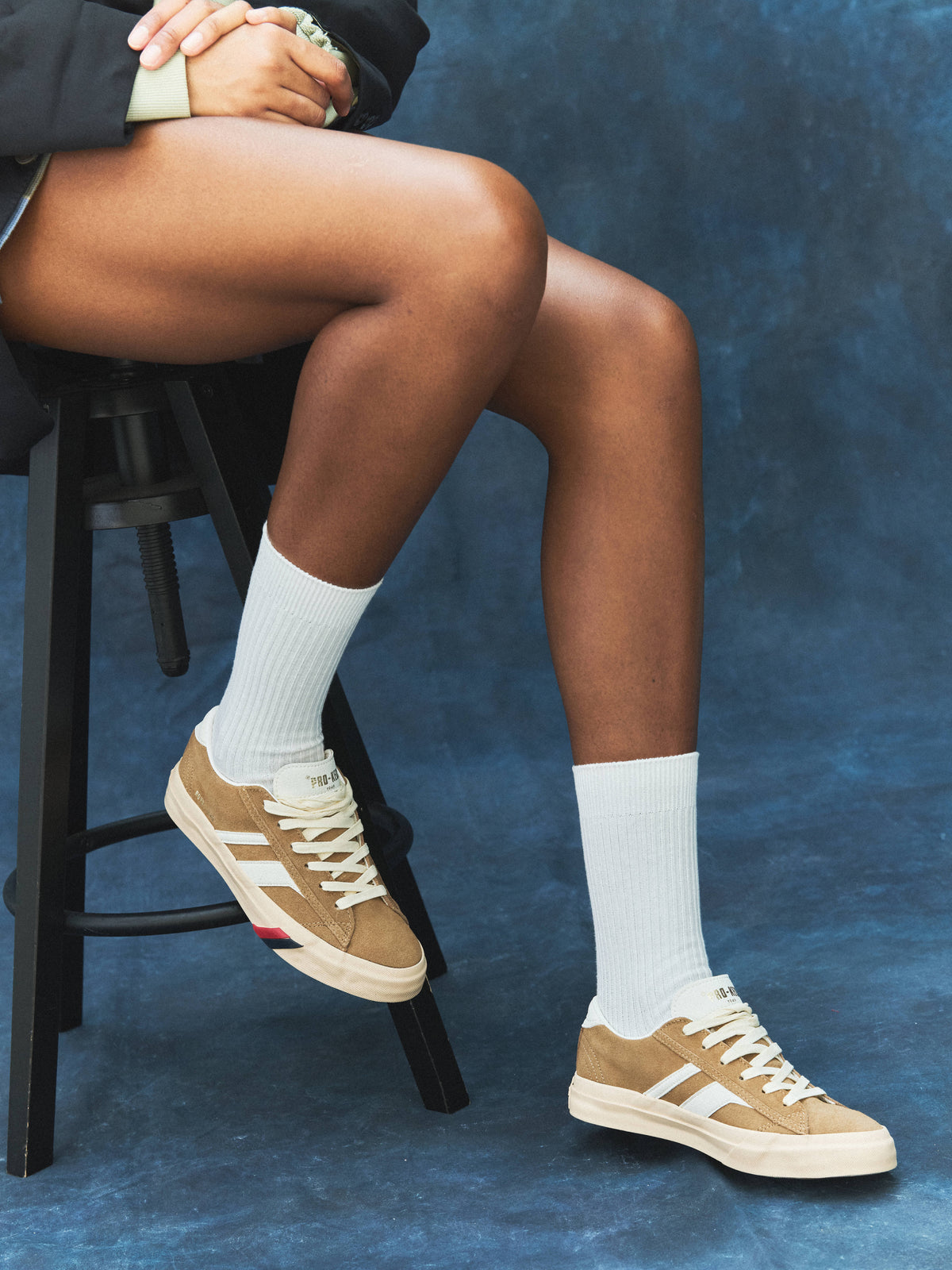 Royal Classic in Tundra and Ivory Suede