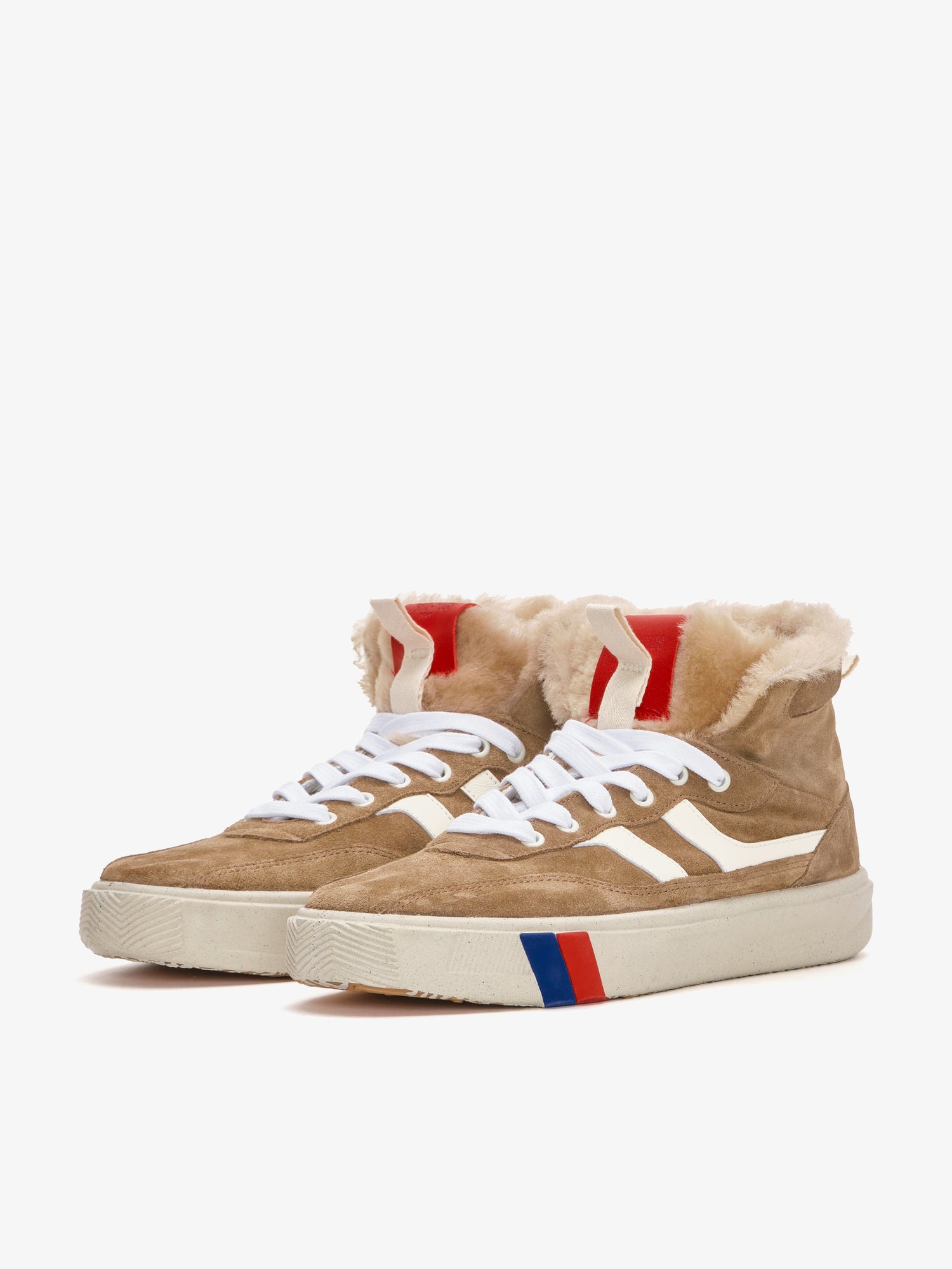 II Orbit Hi in Suede e Fur Tundra e Avorio
