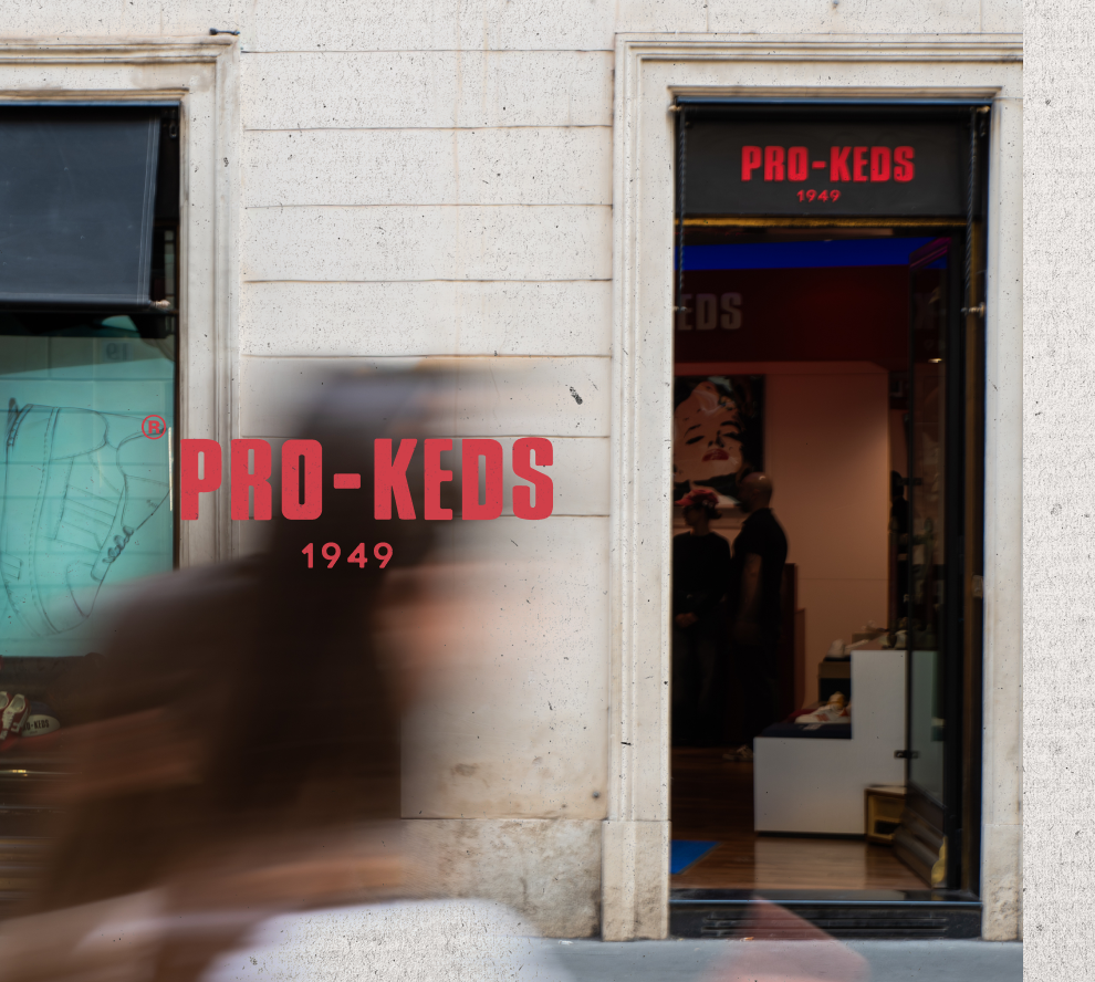 Ingresso negozio Pro-Keds Roma in Via del Babuino 192