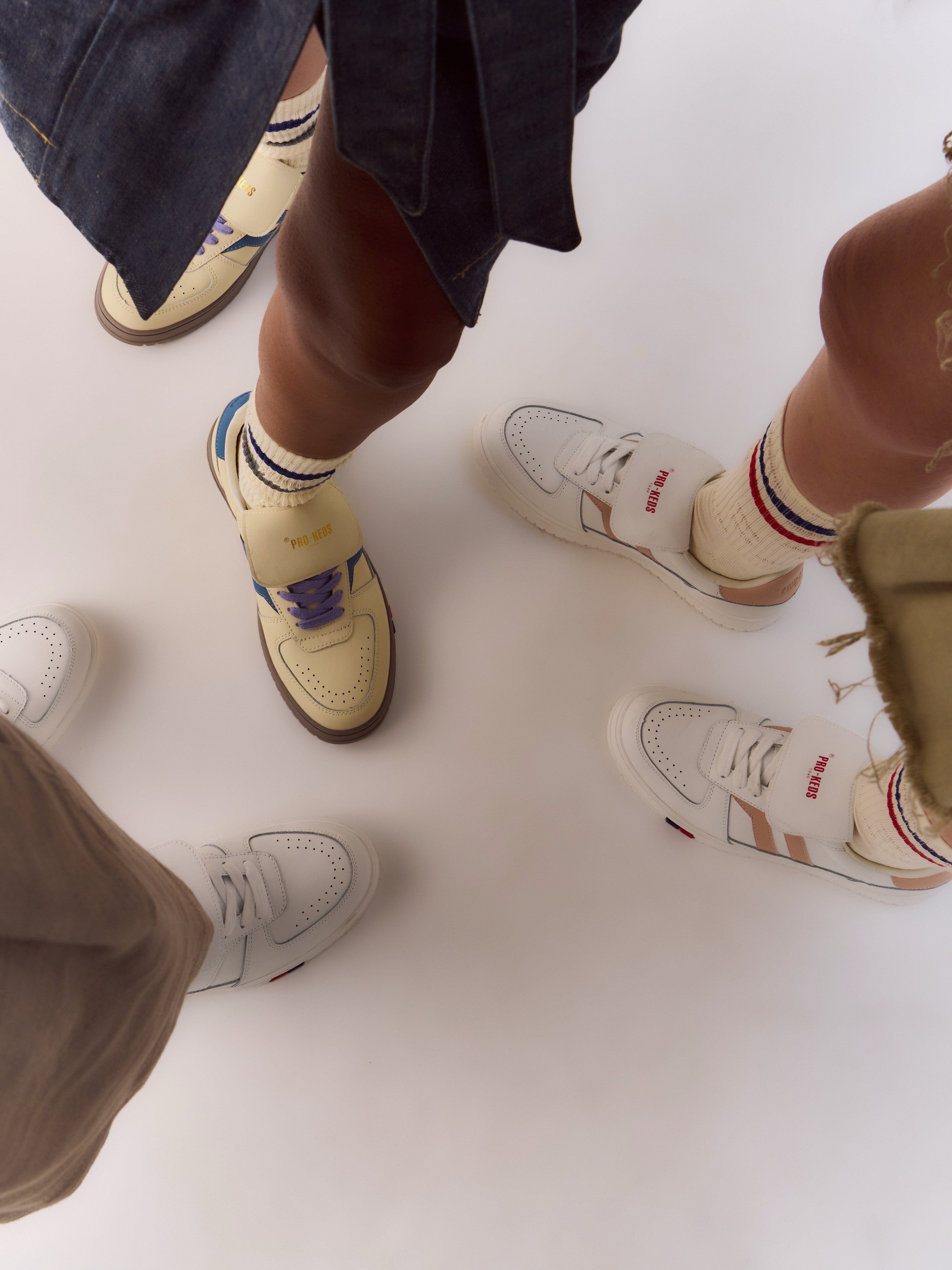スニーカー FIELD-KING LEATHER SNEAKERS Field King in white leather – Pro-keds
