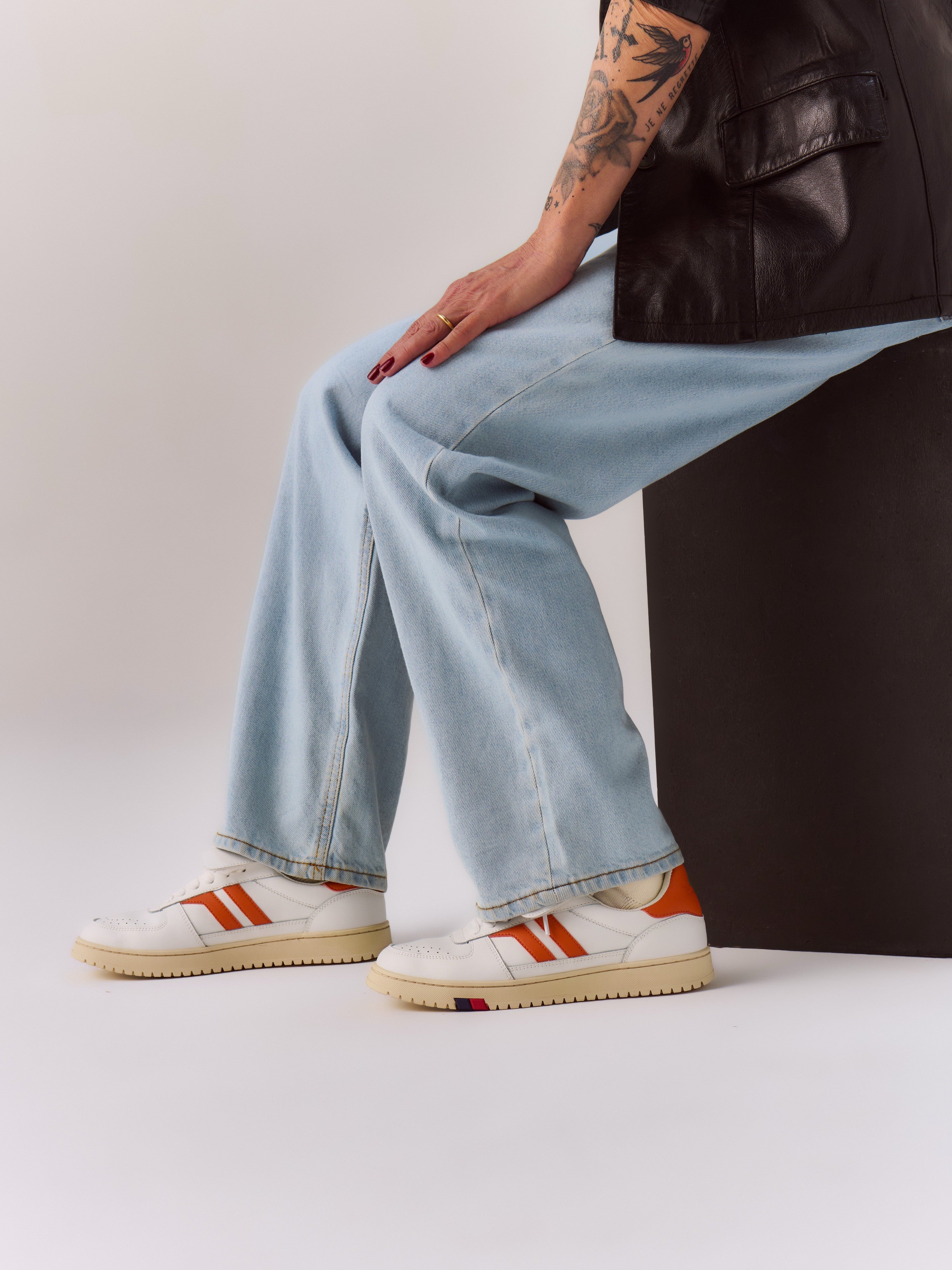 スニーカー FIELD KING LEATHER SNEAKERS Field King in cream leather – Pro-keds
