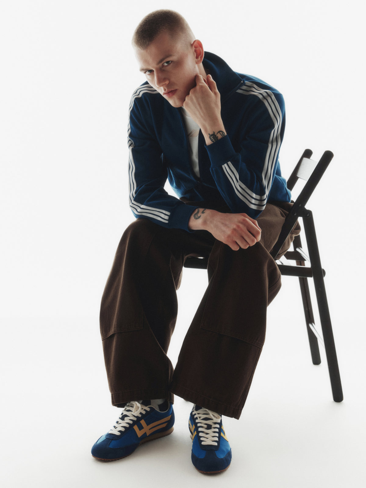 Racer 77 in Nylon Blu e Gialla