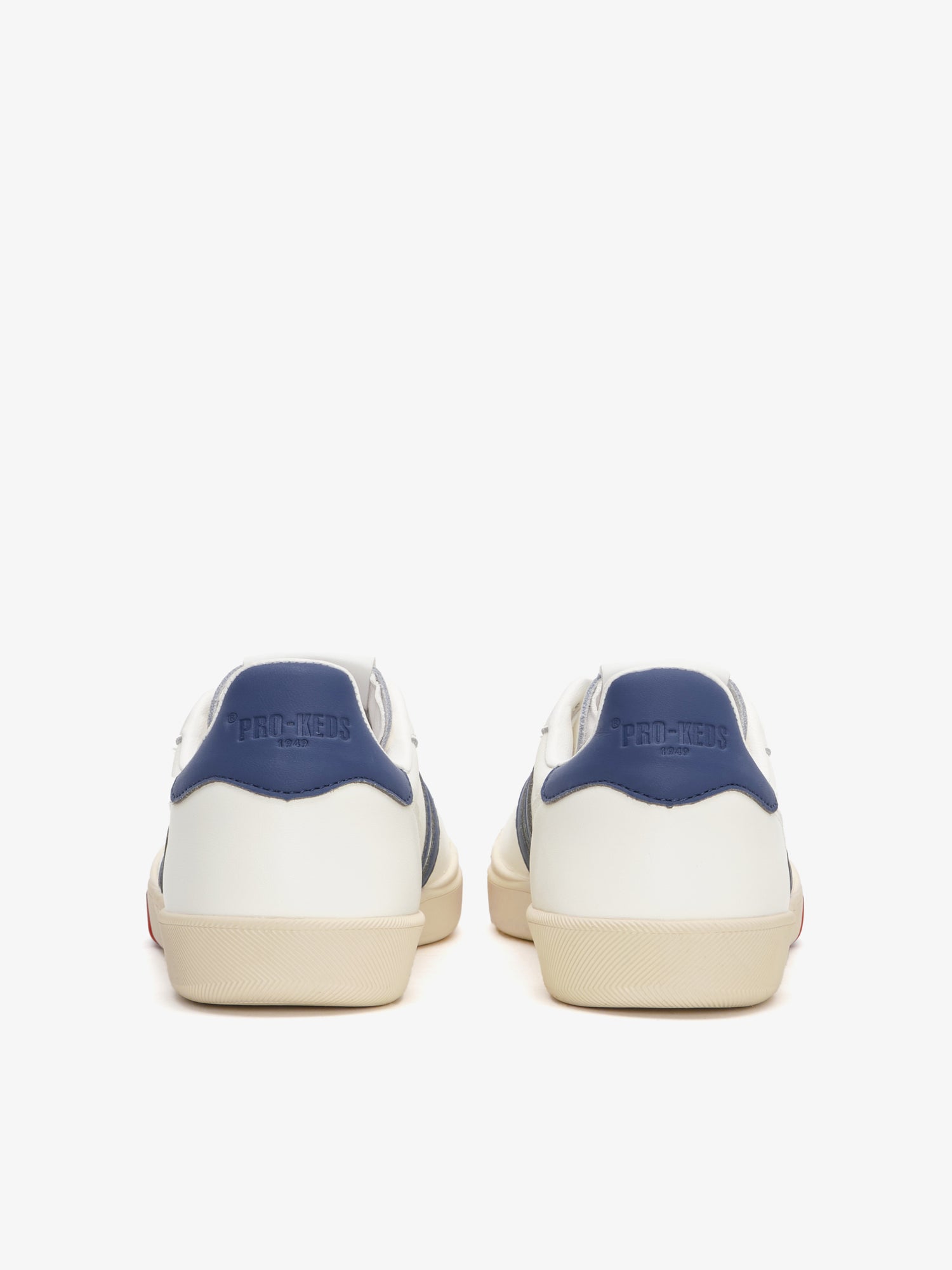 Court Ace in Pelle Bianca e Blu notte