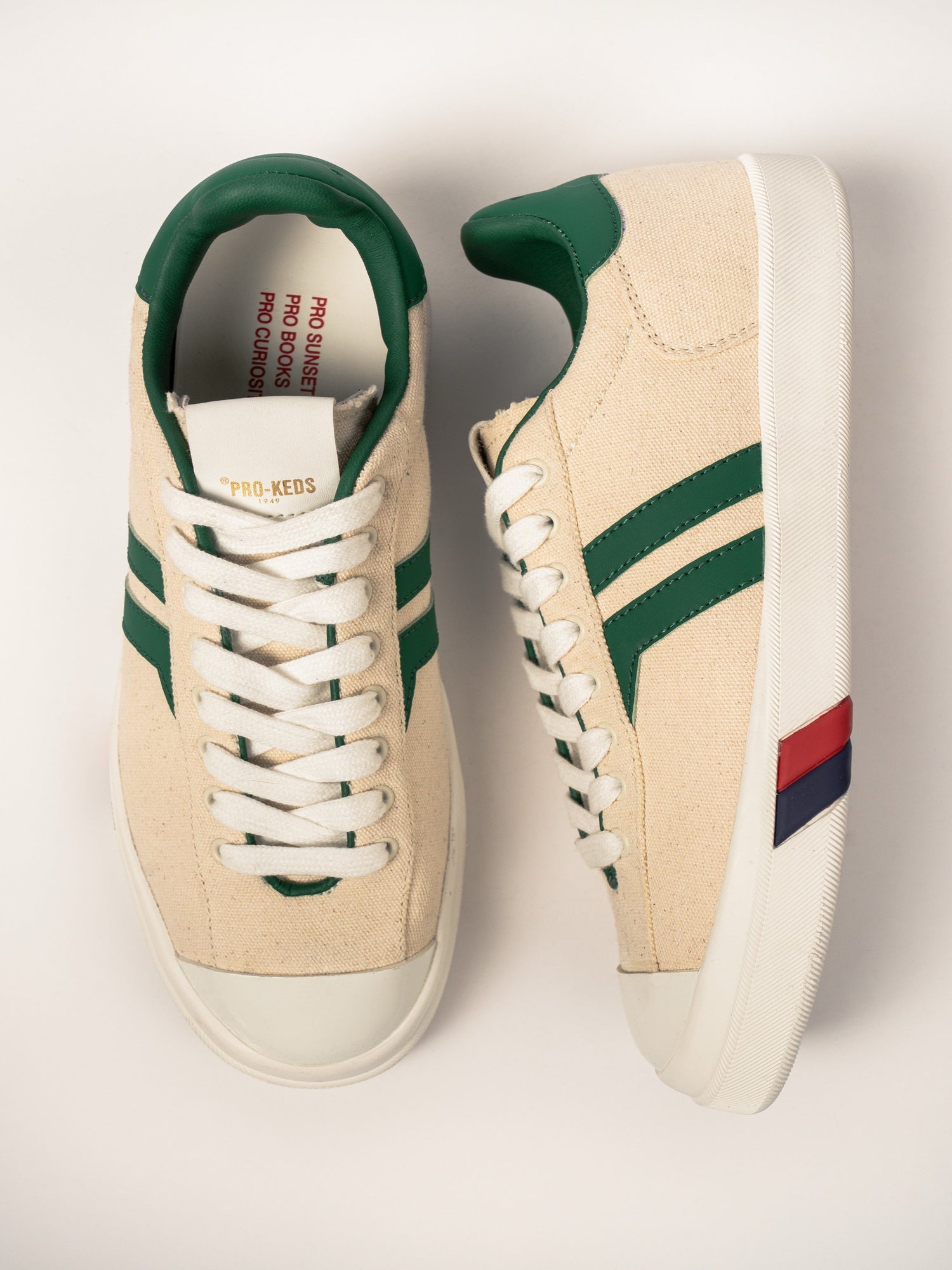 Court Ace in canvas sabbia