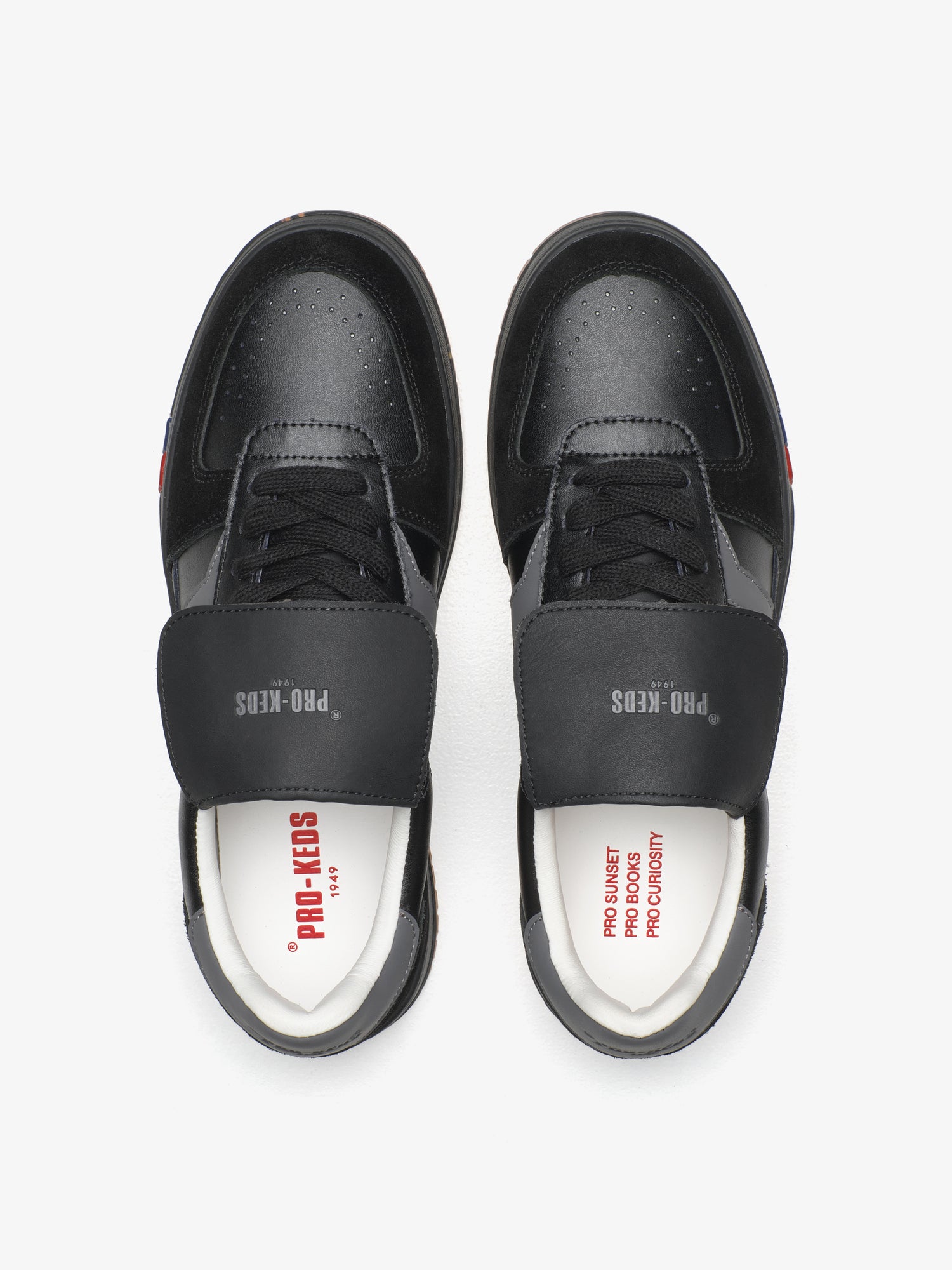 Field King in Pelle Nera e Grigio scuro