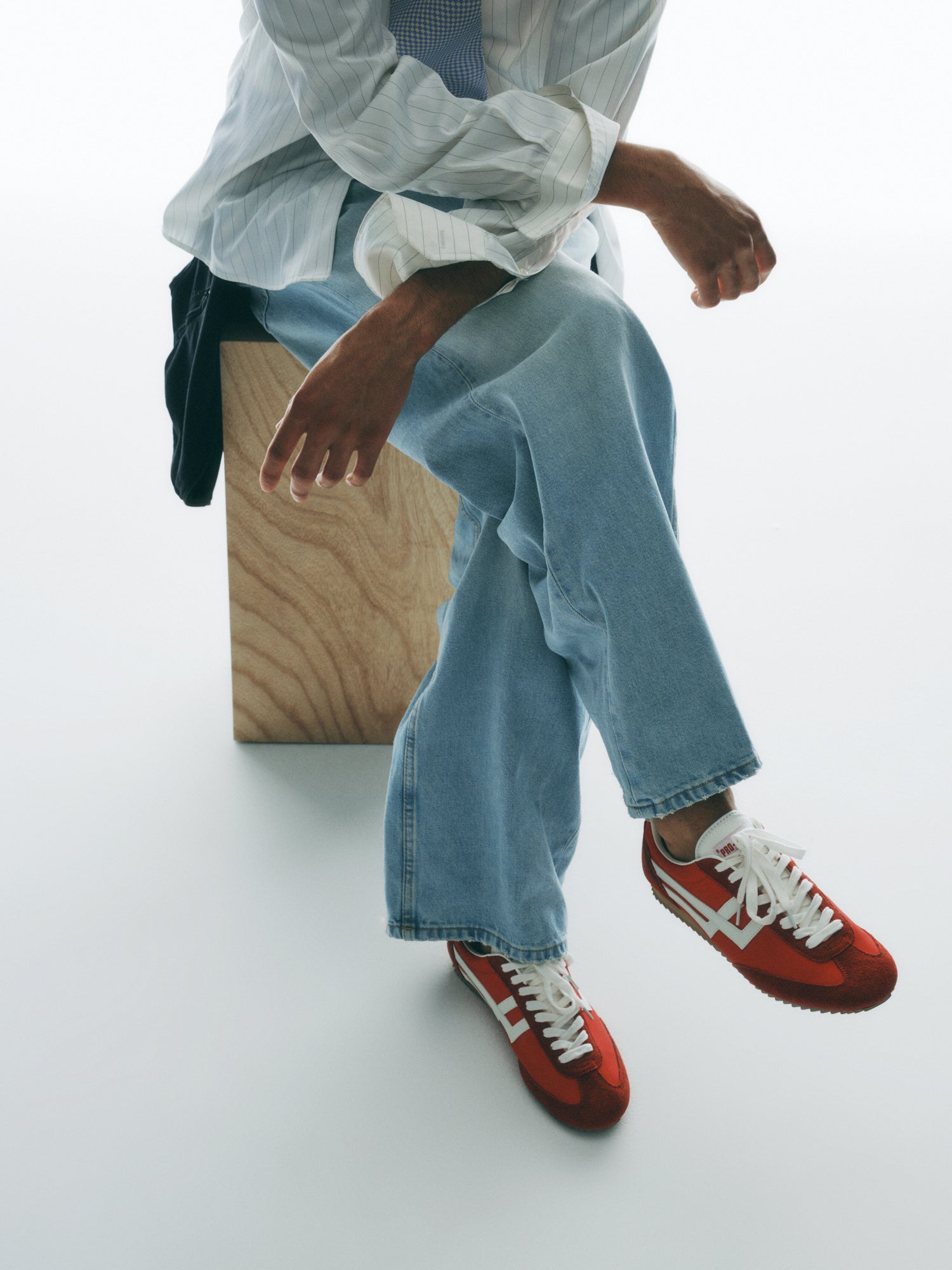 Racer 77 in Nylon Rossa e Bianca