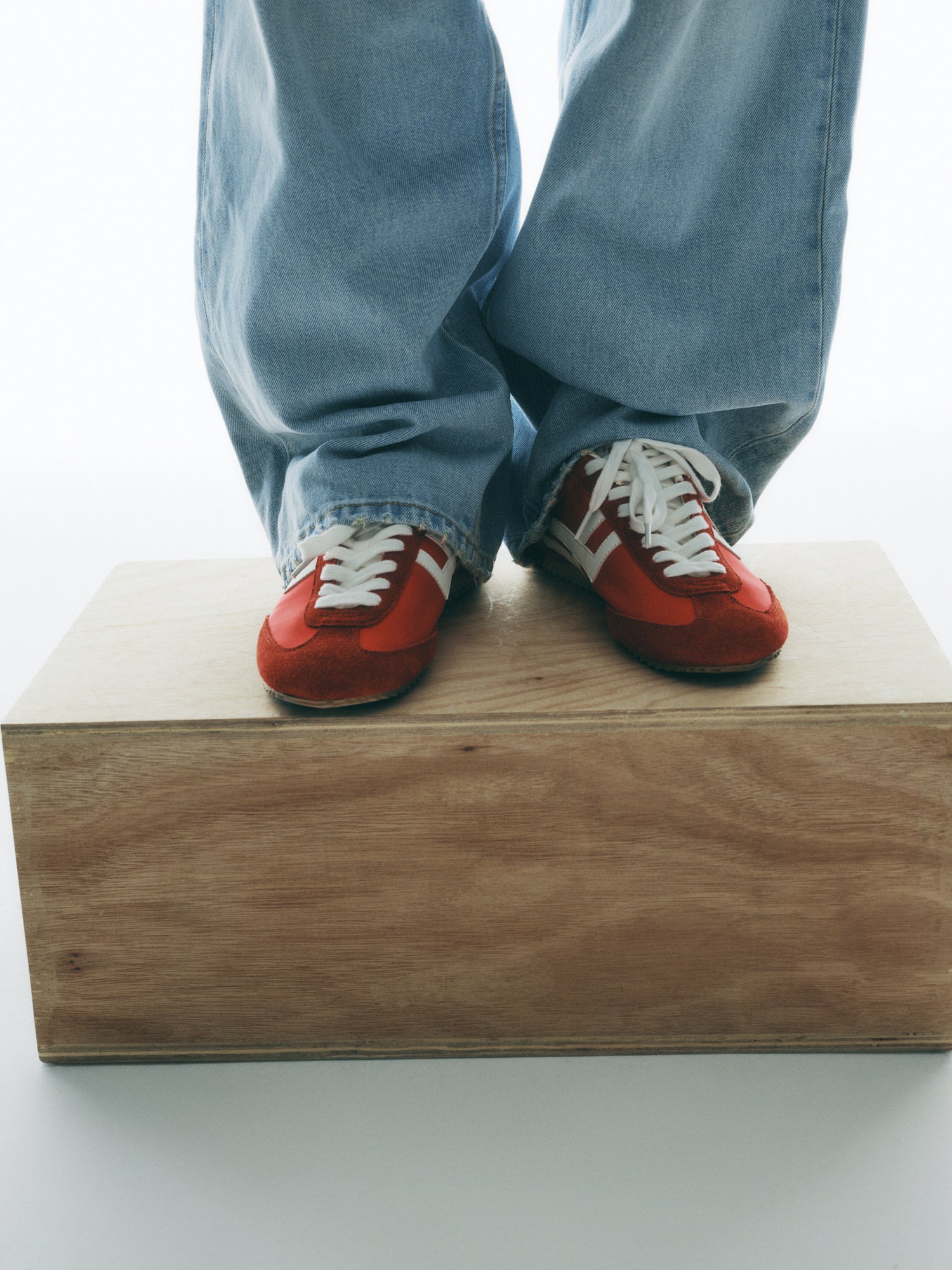 Racer 77 in Nylon Rossa e Bianca