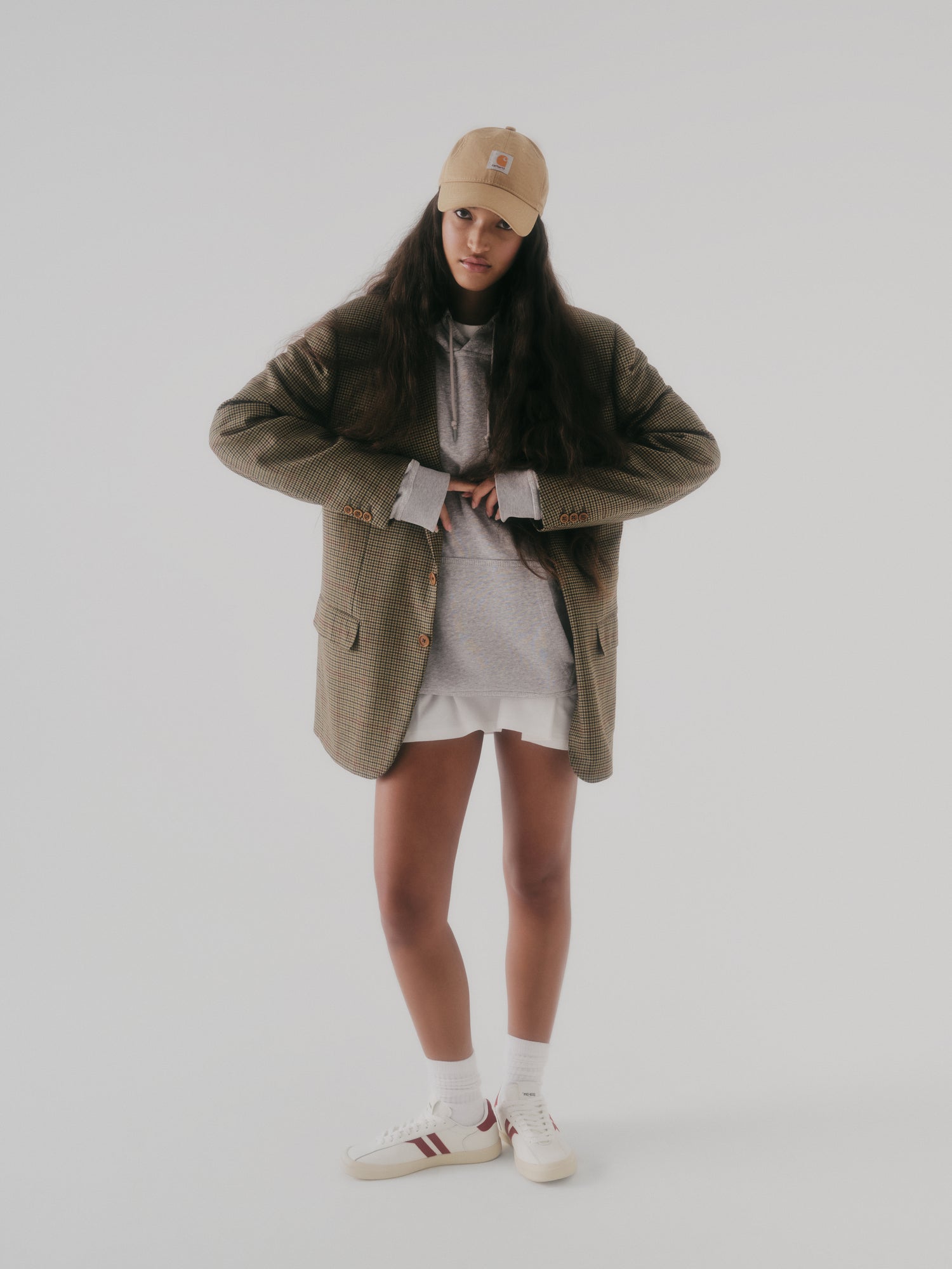 Court Ace in pelle Bianca e Rosso rubino