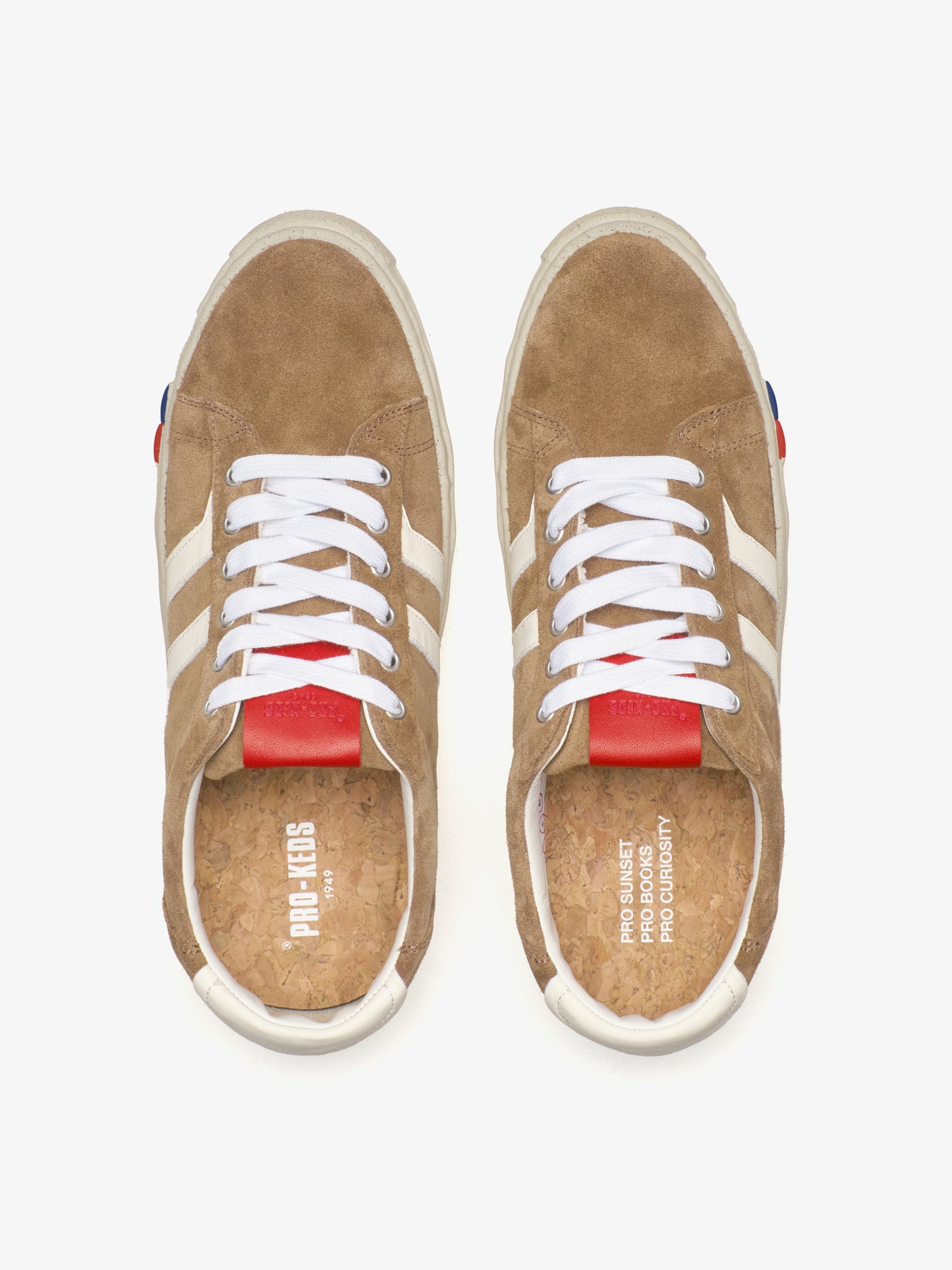 II Orbit Lo in Suede Tundra e Avorio