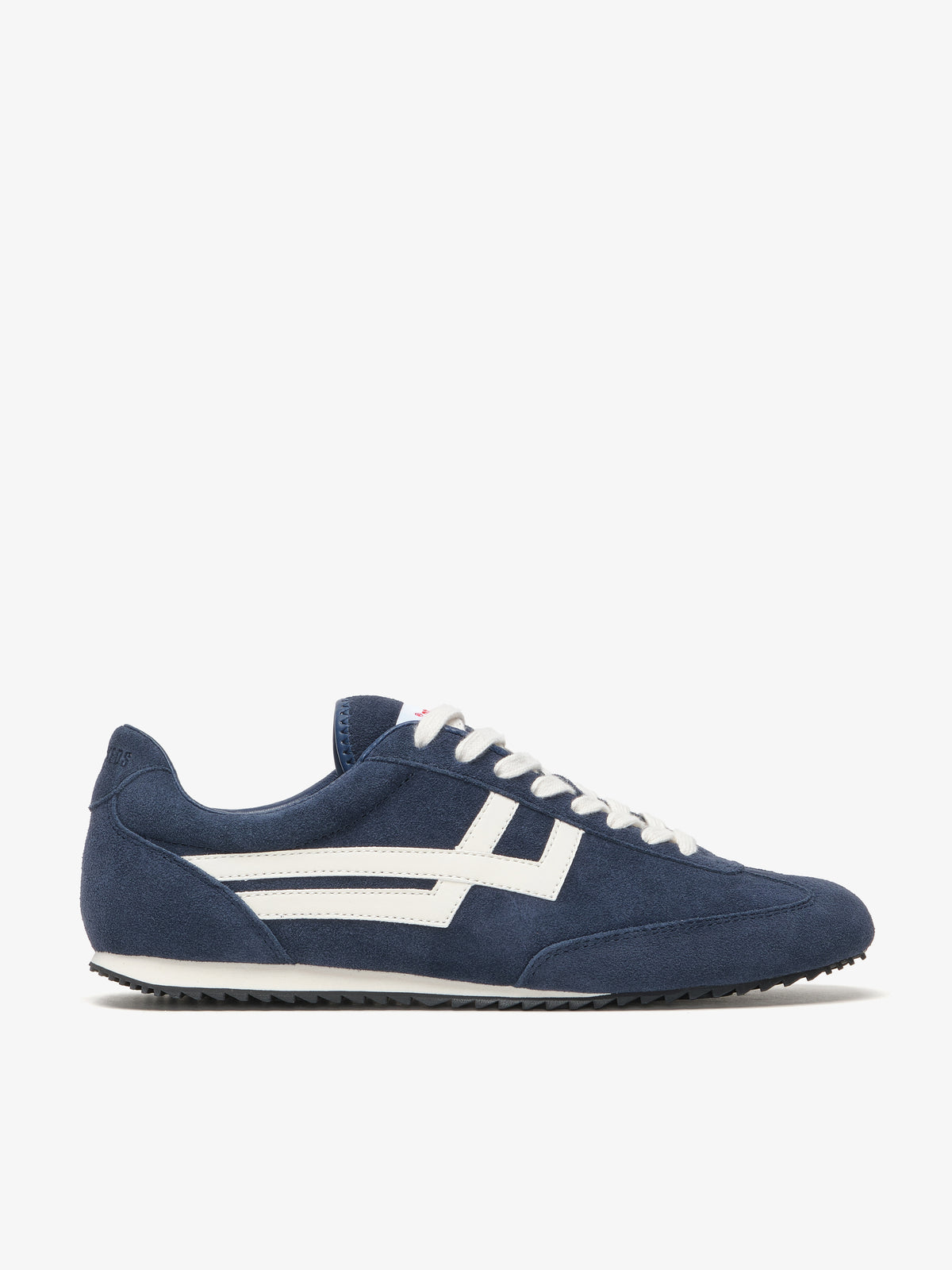 Pro-Keds Racer 77 da uomo, sneaker blu e avorio, scarpa singola, dettaglio tomaia in suede