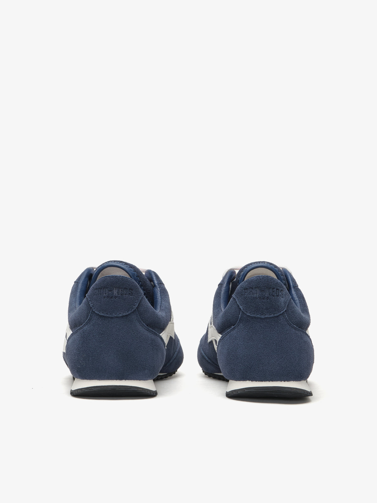 uola con logo sneaker Pro-Keds Racer 77 blu e avorio in suede da uomo