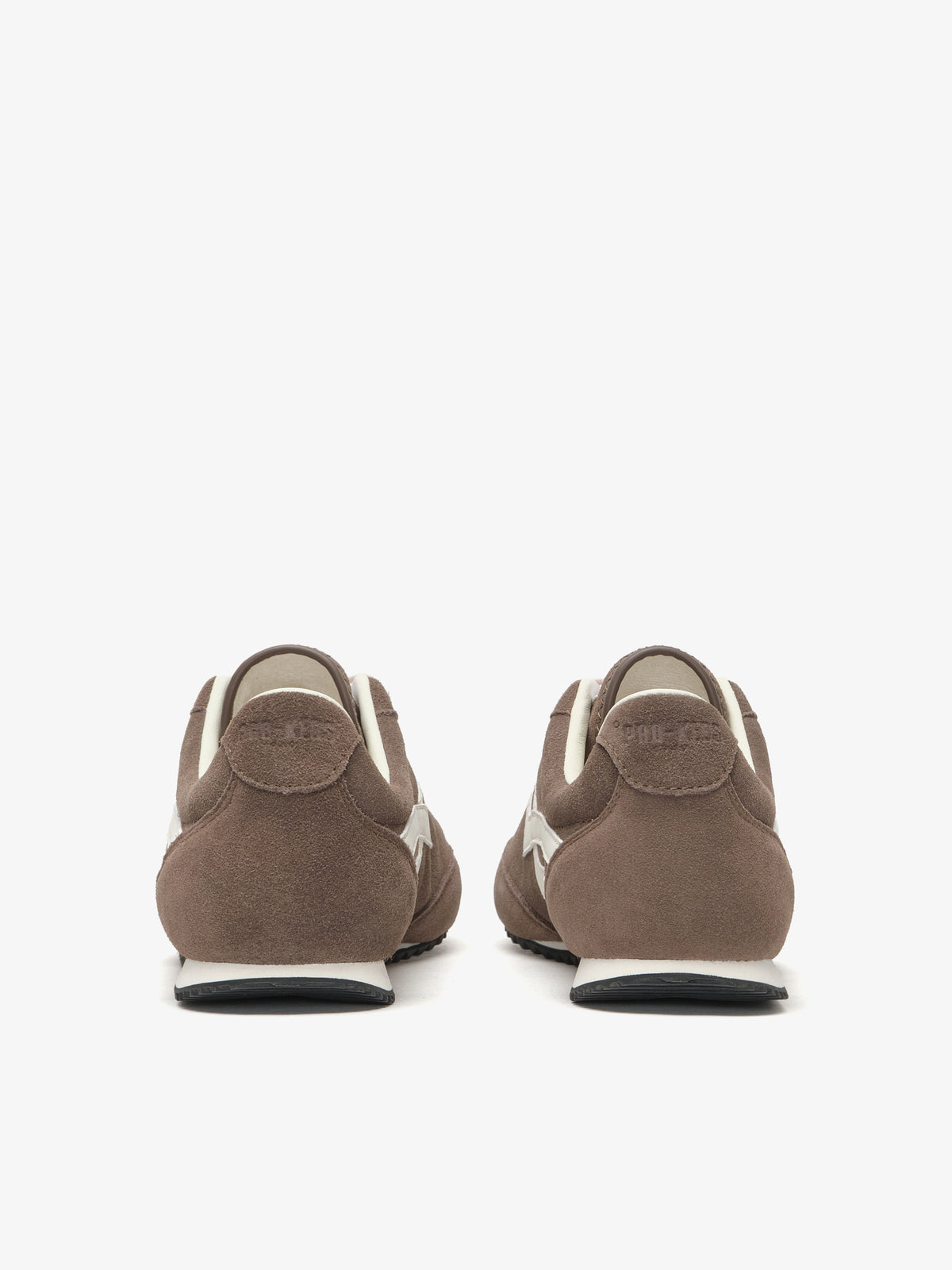 Pro-Keds Racer 77 da uomo, sneaker marrone e avorio, retro con dettaglio talloncino