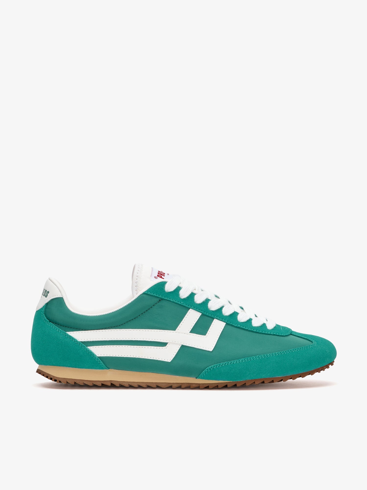 Racer 77 in green and white nylon