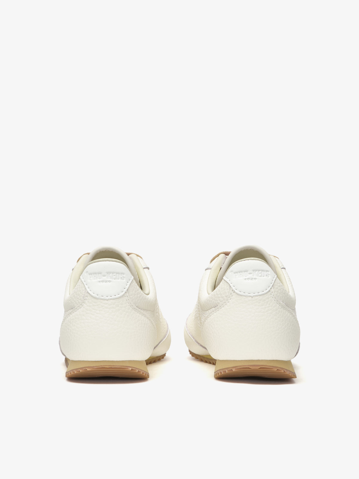 Pro-Keds Racer 77 da donna, sneaker bianca in pelle, retro con dettaglio talloncino