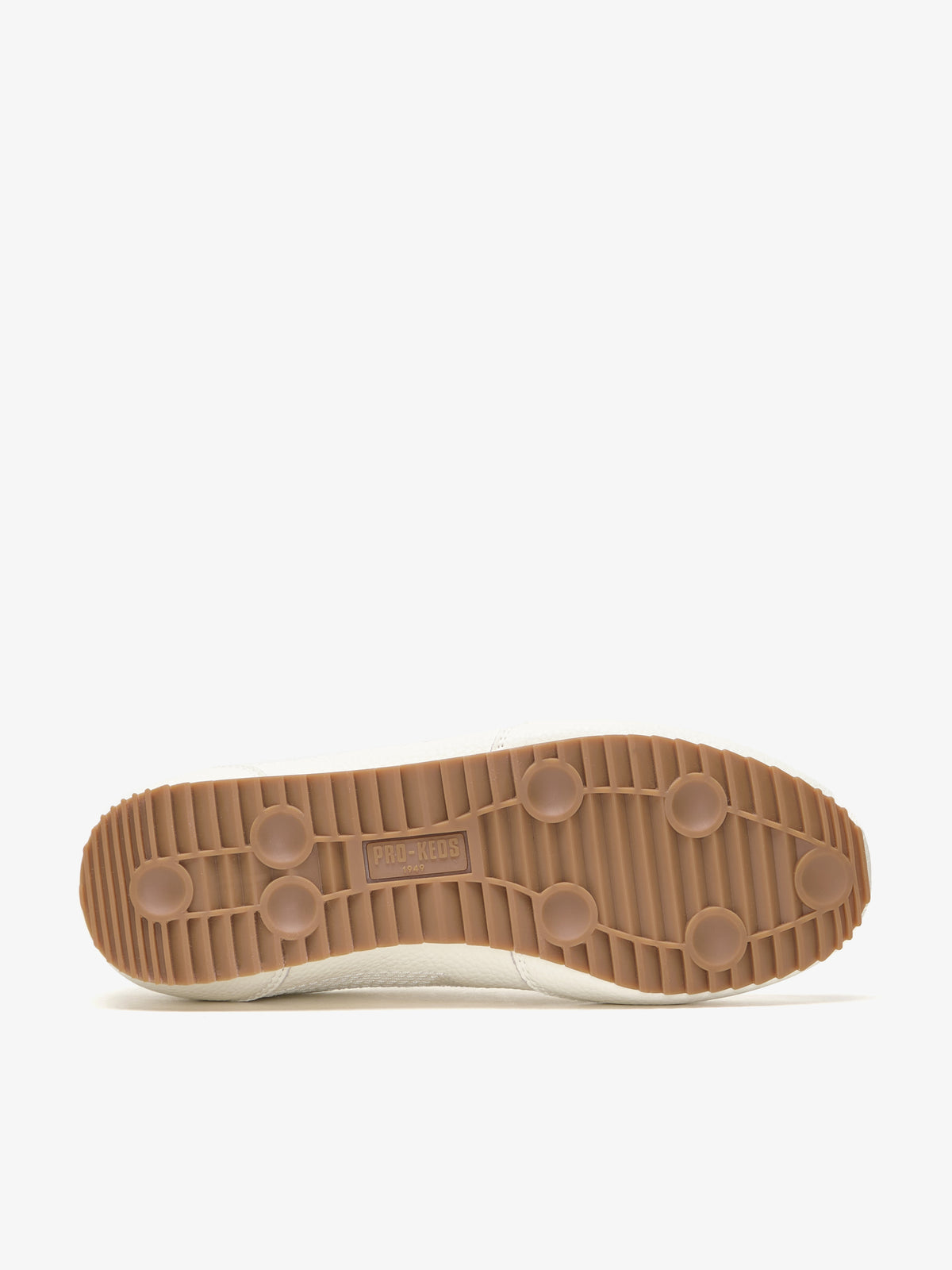 uola con logo sneaker Pro-Keds Racer 77 in pelle bianca da donna