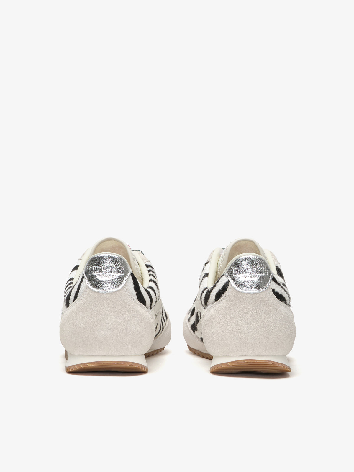 Pro-Keds Racer 77 da donna, sneaker zebra e avorio, retro con dettaglio talloncino