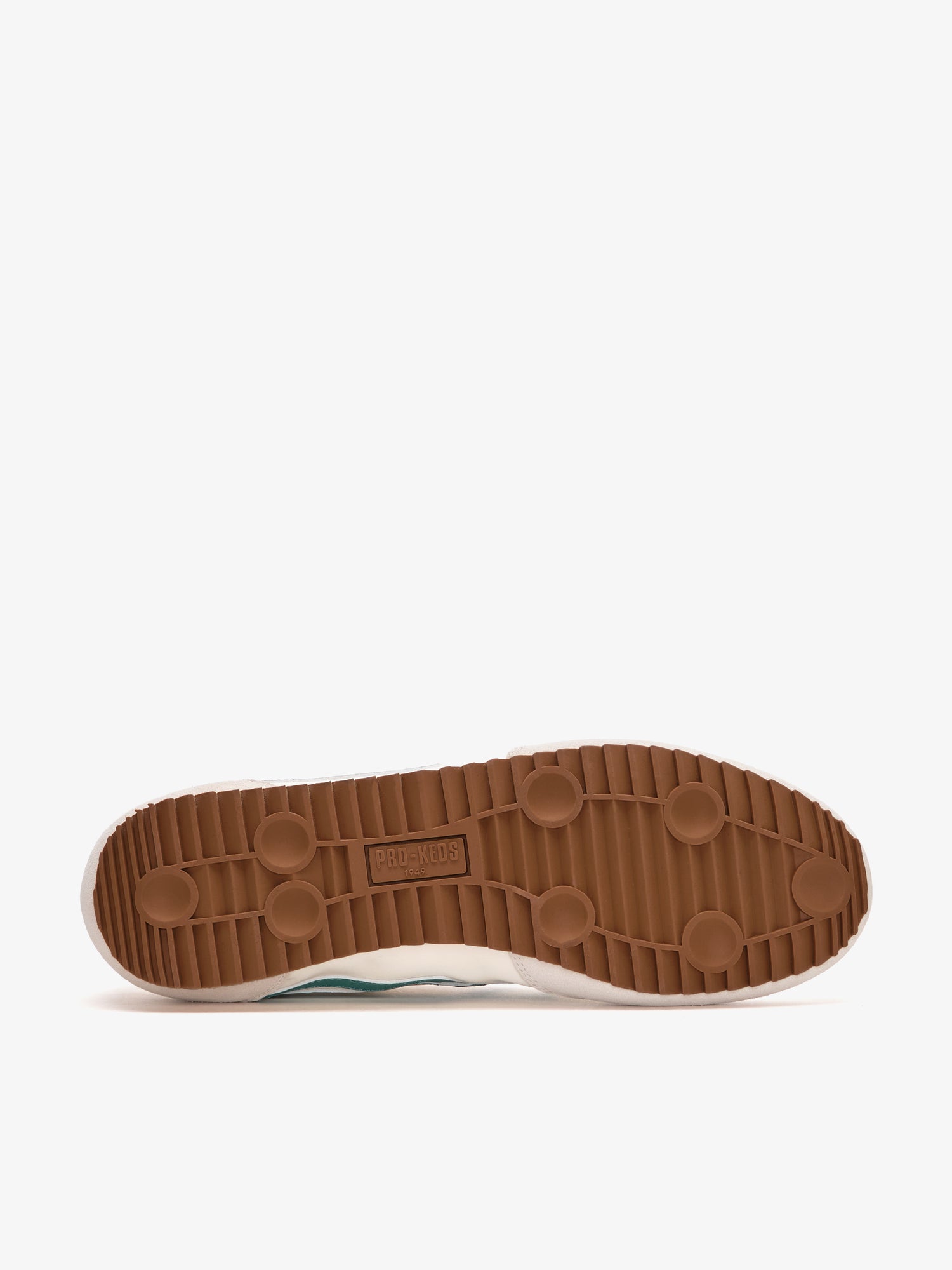 Racer 77 in cream and green nylon
