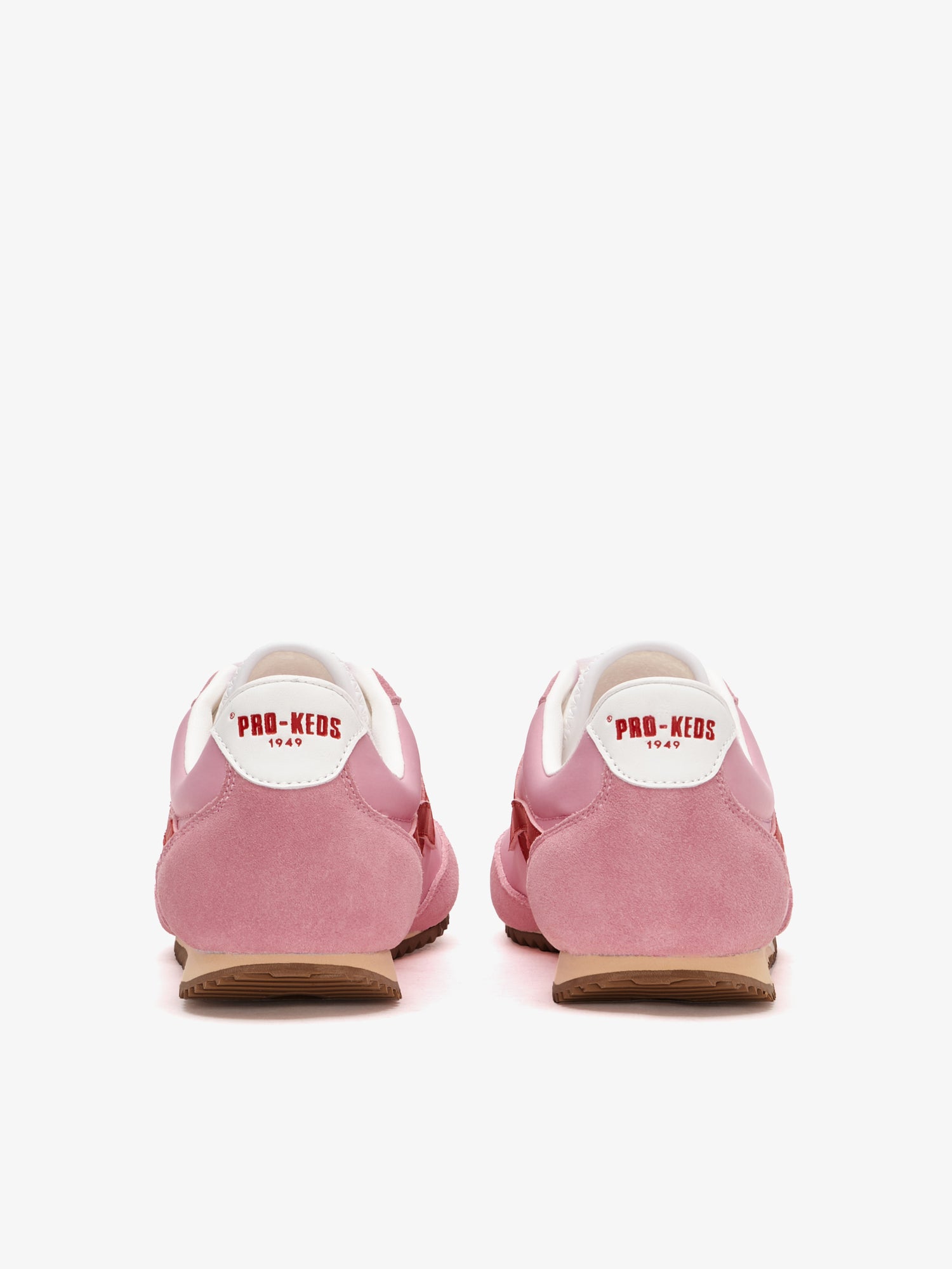 Racer 77 in nylon rosa e rossa