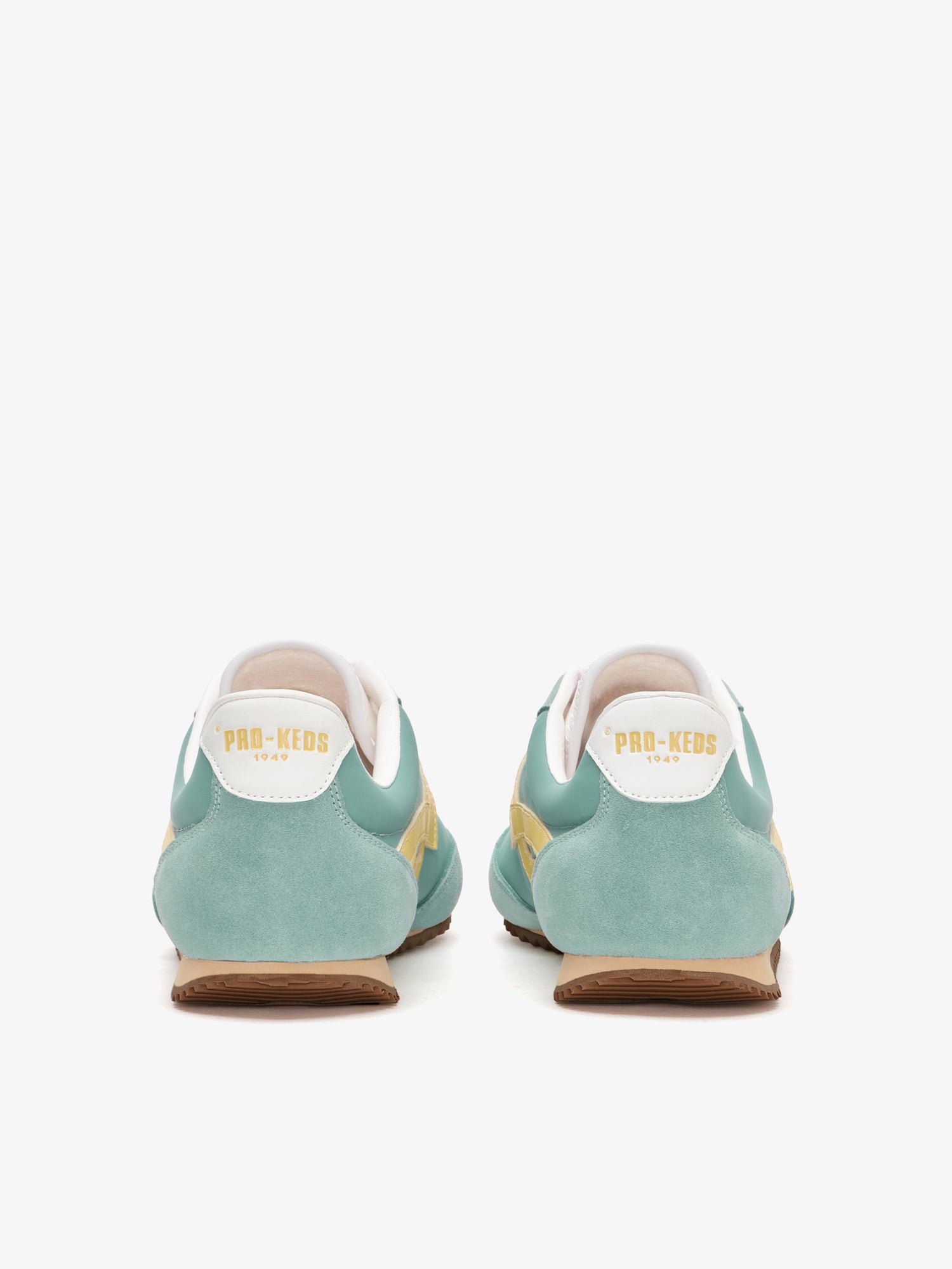 Racer 77 in water green and yellow nylon