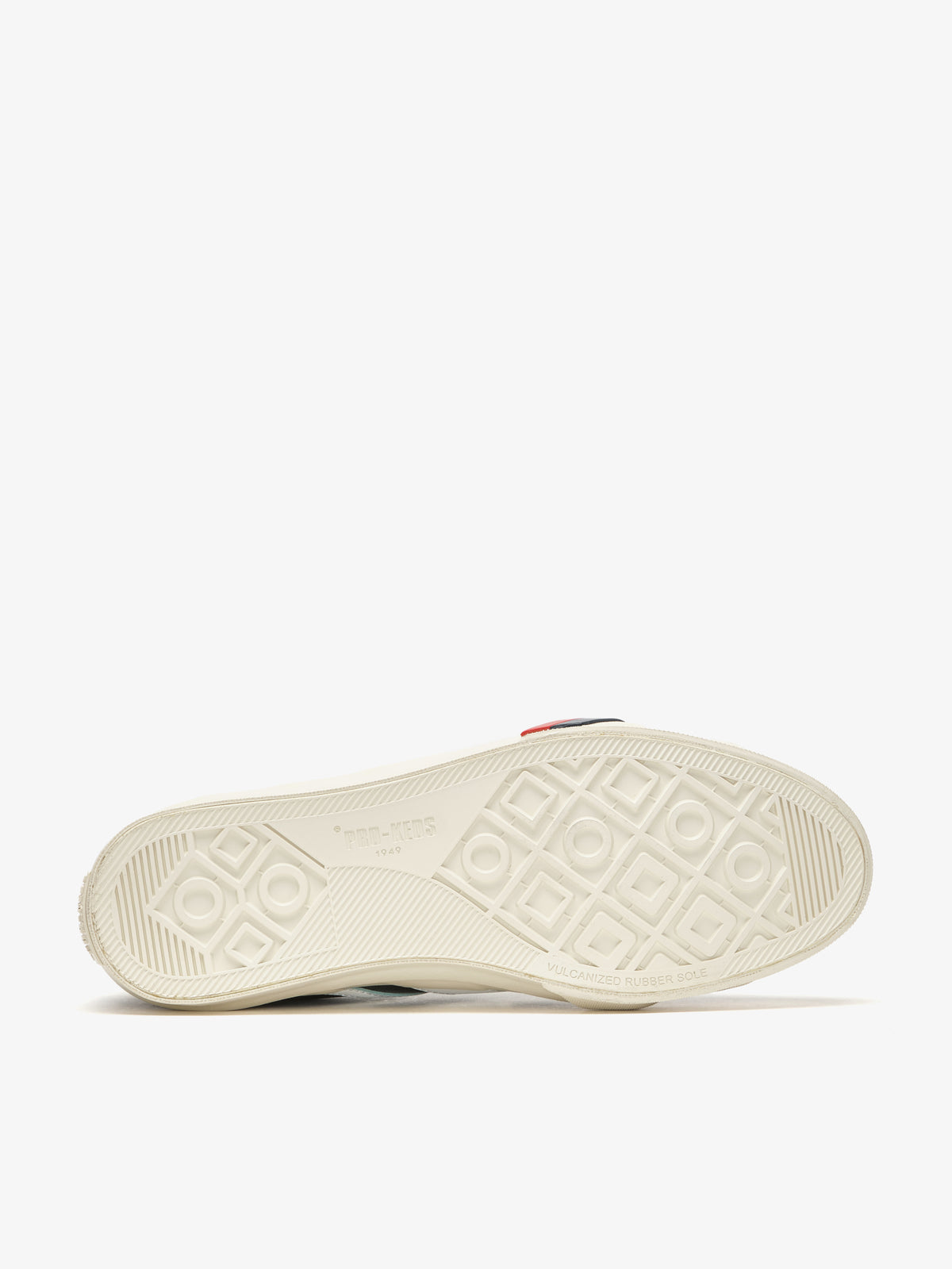 Suola con logo sneaker Pro-Keds Royal Classic in pelle nero e bianco
