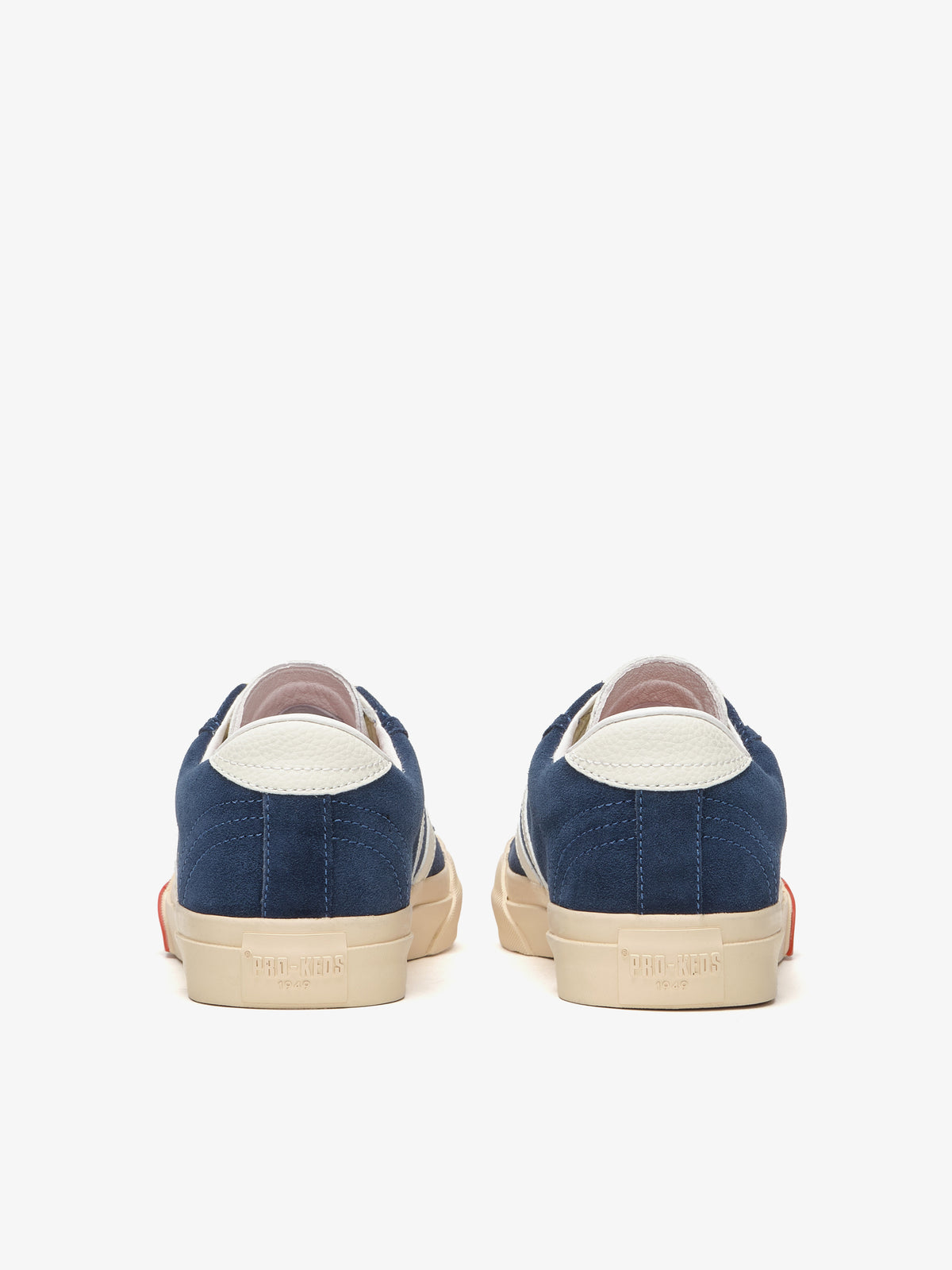 Retro scarpa Royal Classic di Pro-Keds da uomo in suede blu e avorio