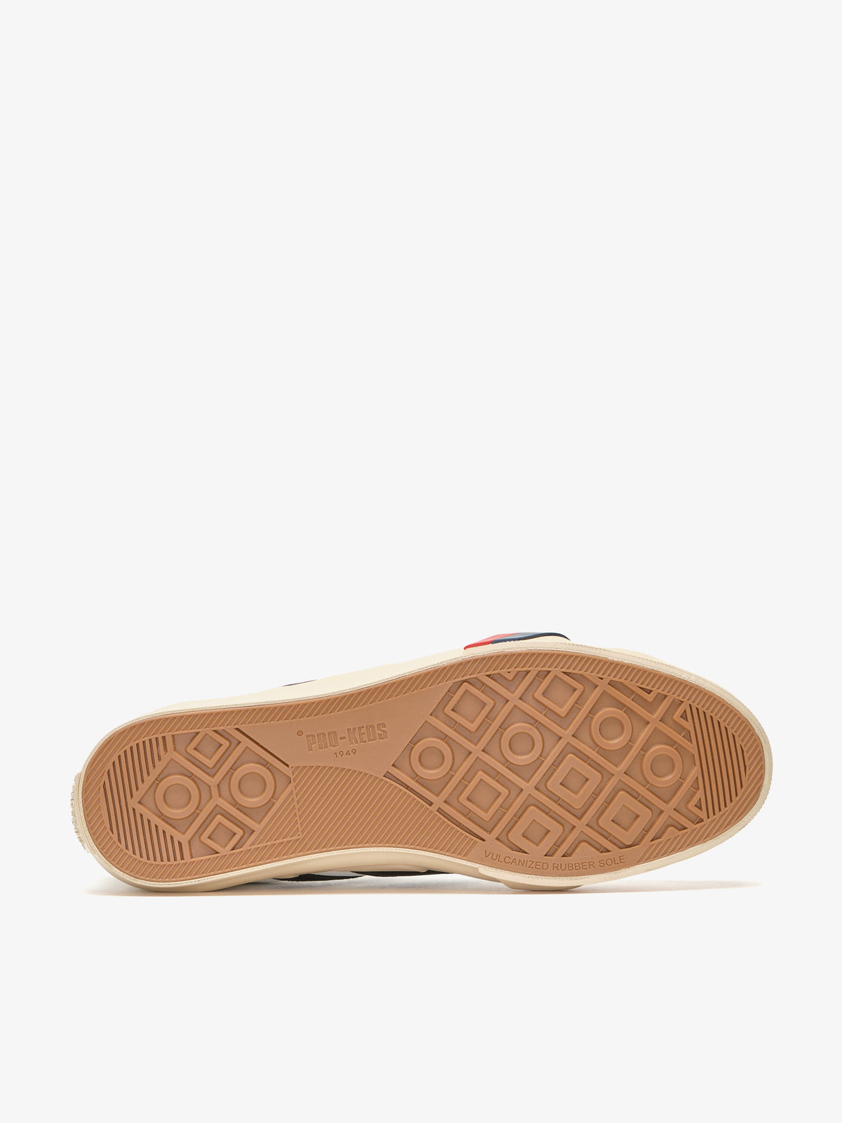 Suola con logo sneaker Pro-Keds Royal Classic in pelle bianco e nero