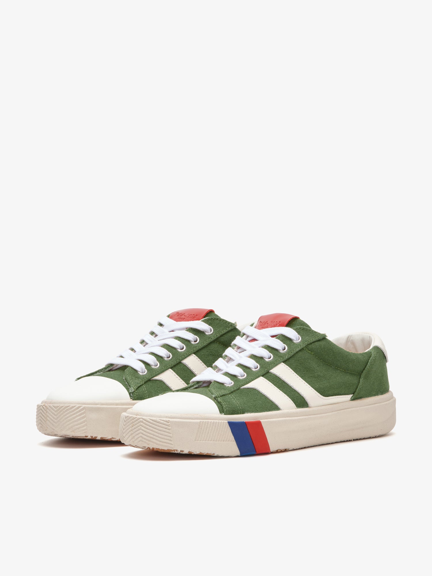 II Orbit in canvas stone washed verde militare