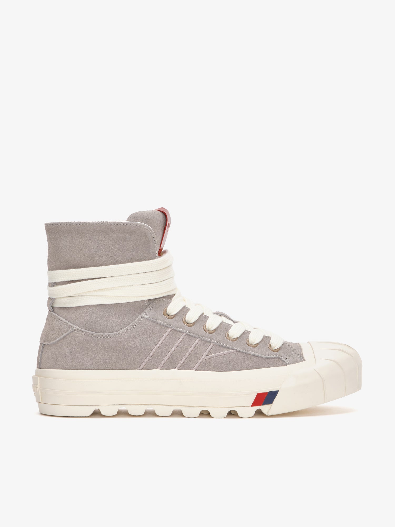 Intrepid Boot in taupe suede