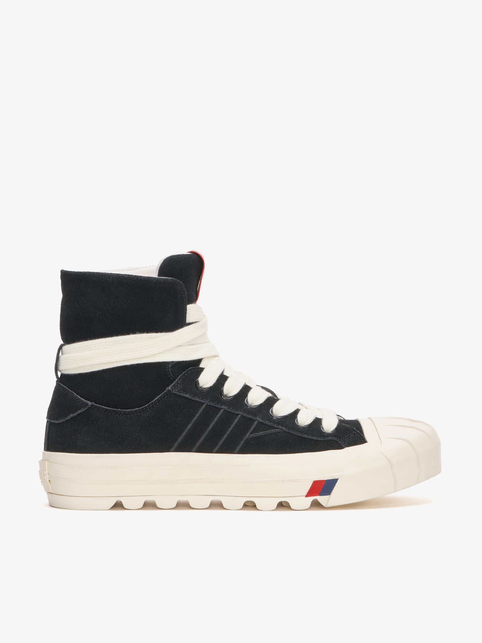 PRO-KEDS Intrepid boot da uomo in suede nero, profilo laterale