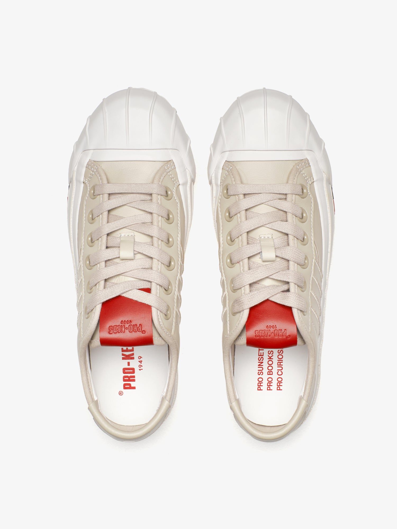 Intrepid in cream leather