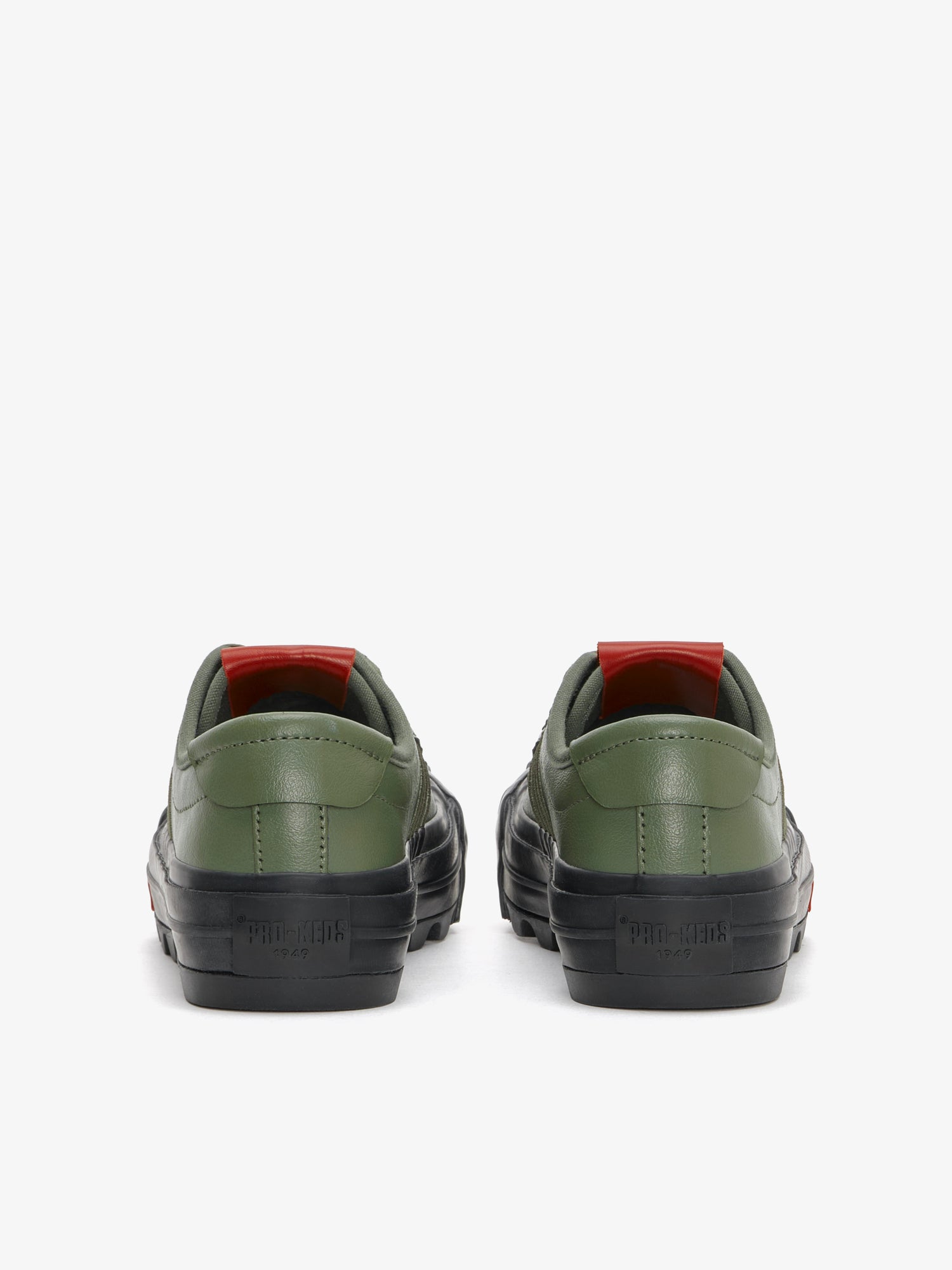 Intrepid in military green leather