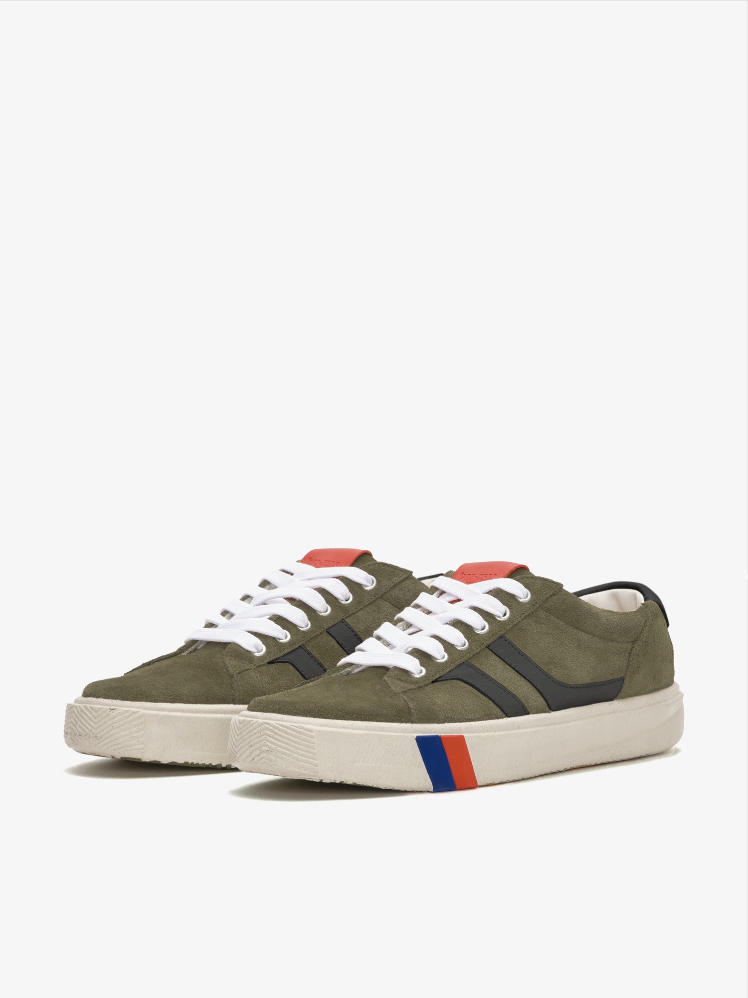 II Orbit in sage and black suede