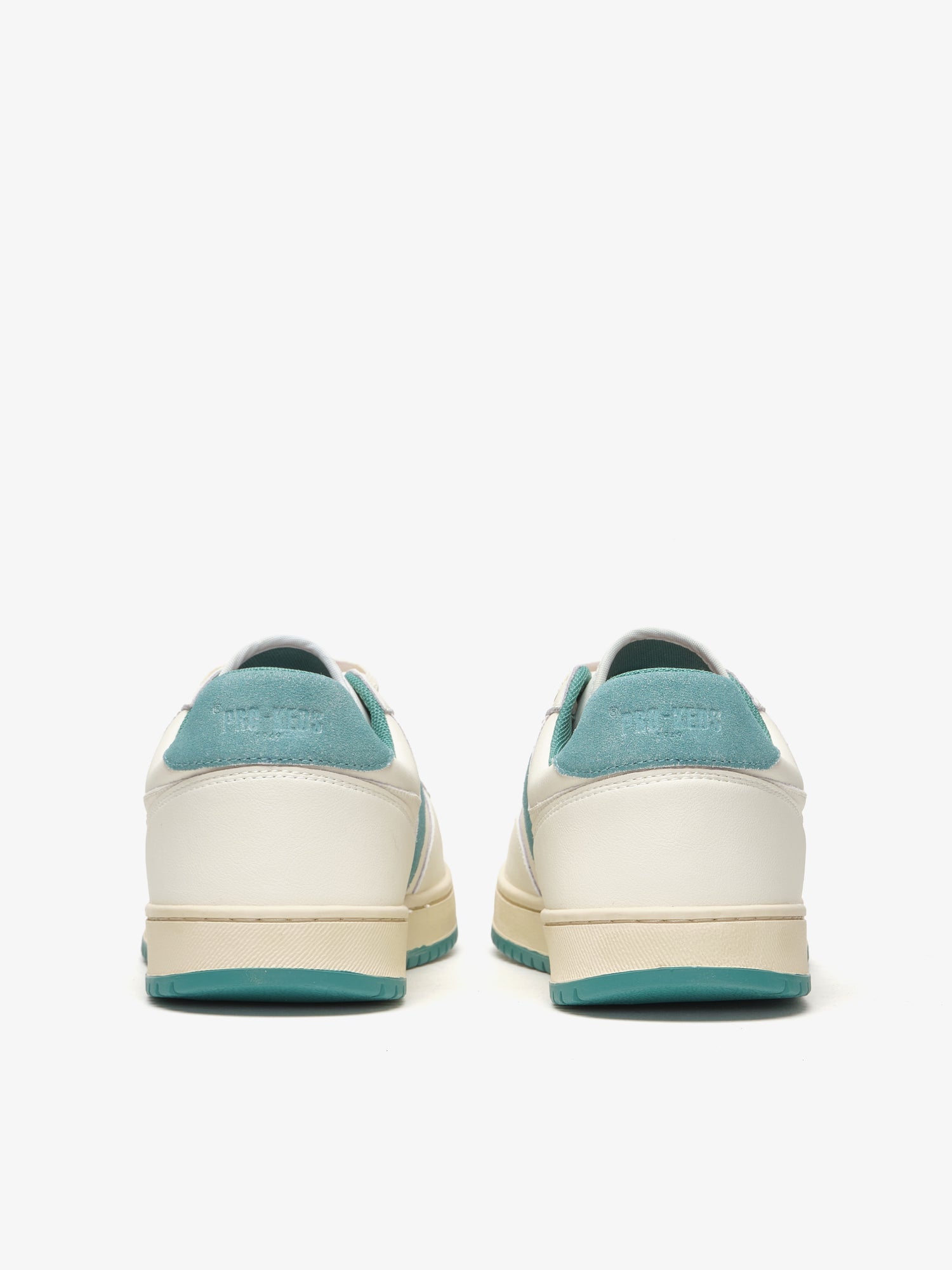 Retro sneaker Pro-Keds Sky in pelle crema e verde
