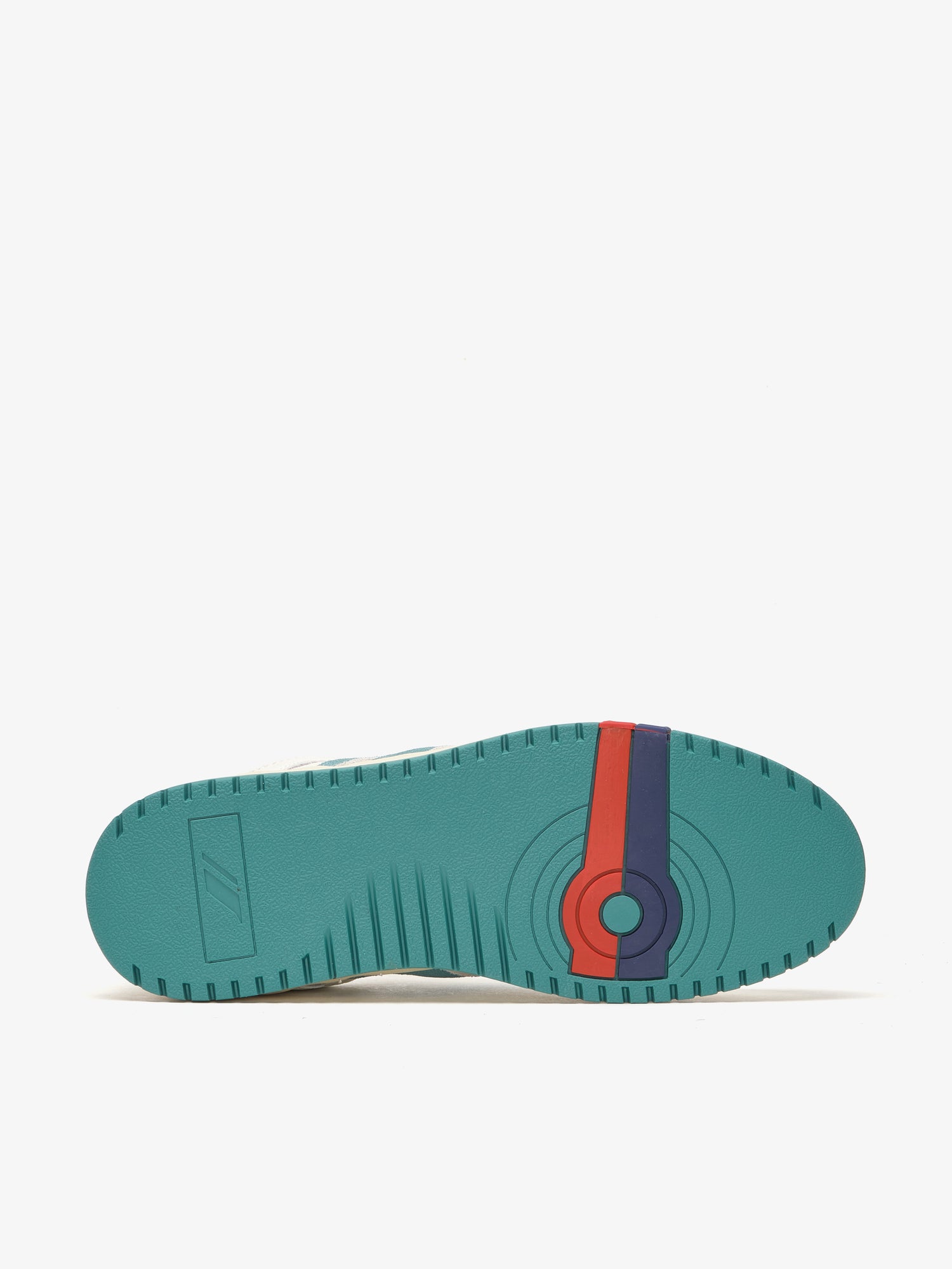Suola con logo sneaker Pro-Keds Sky in pelle crema e verde
